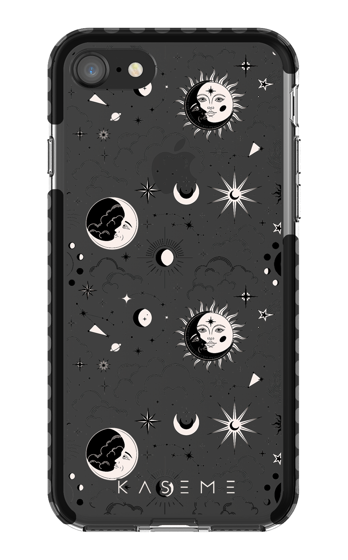 Milky Way Black Clear Case - iPhone SE