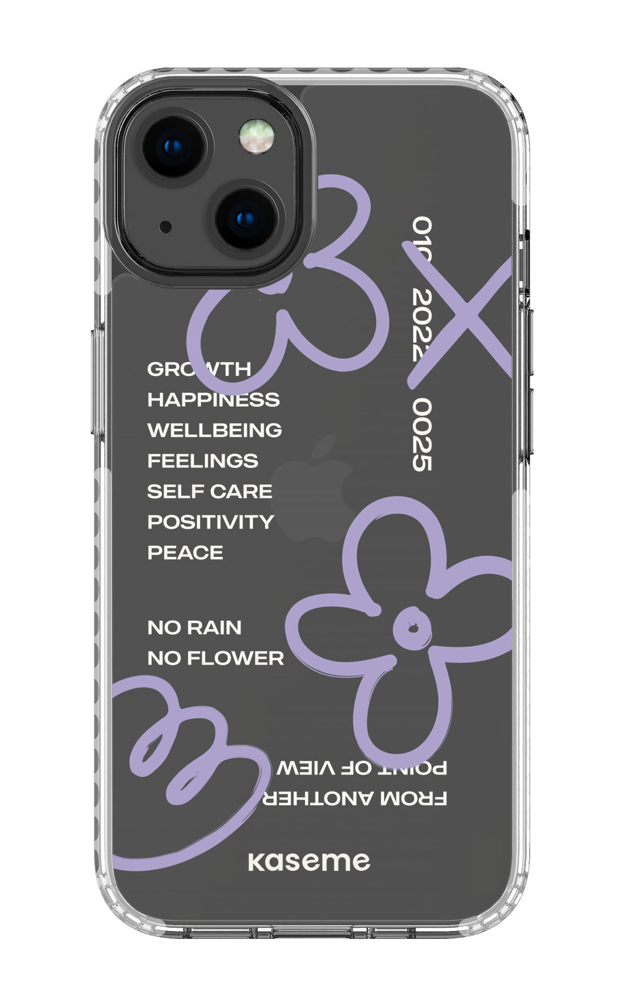 Feelings purple clear case - iPhone 13