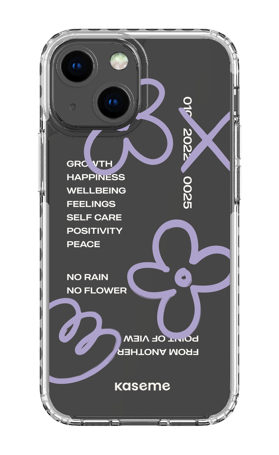 Feelings purple clear case - iPhone 13 Mini