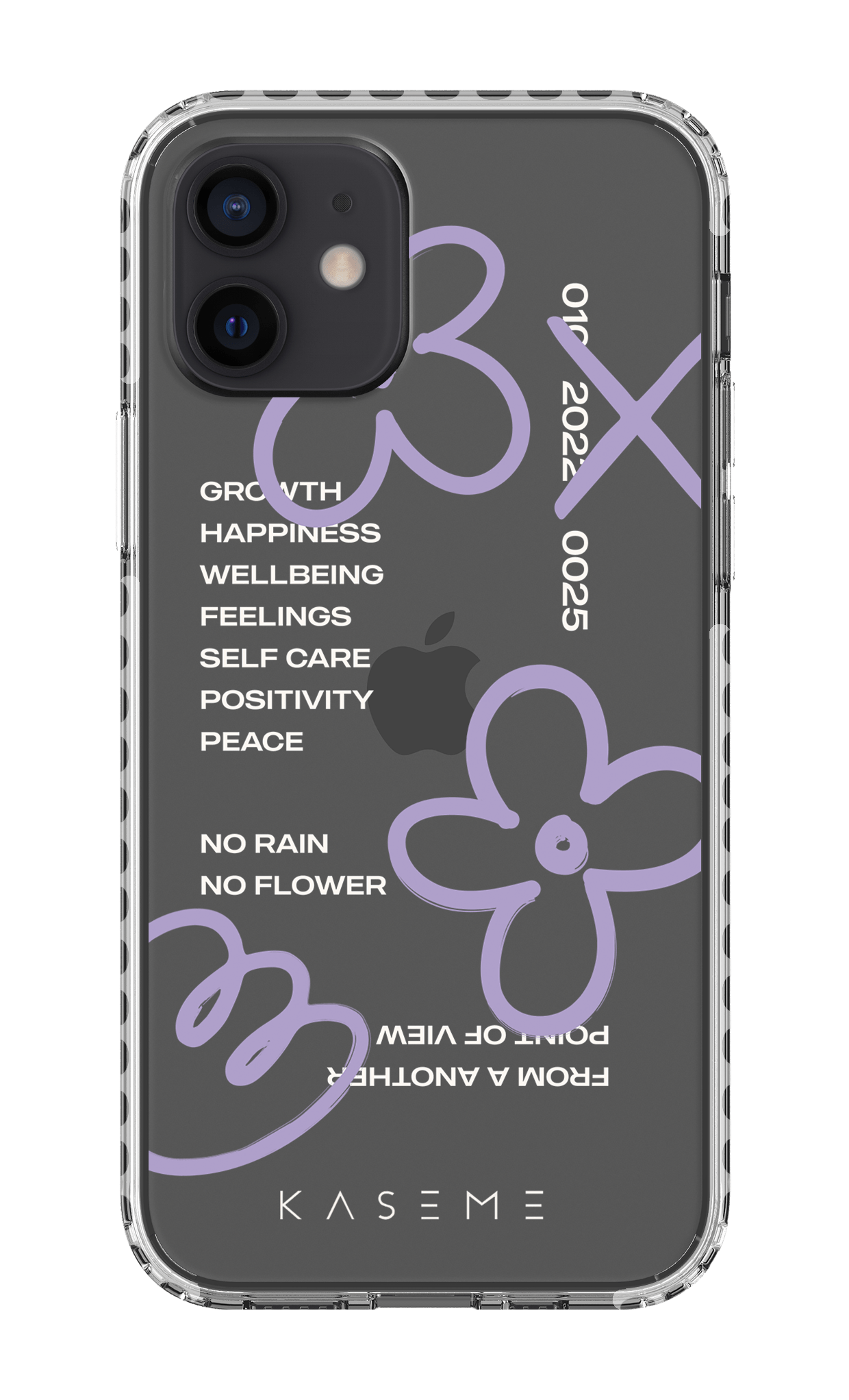 Feelings purple clear case - iPhone 12