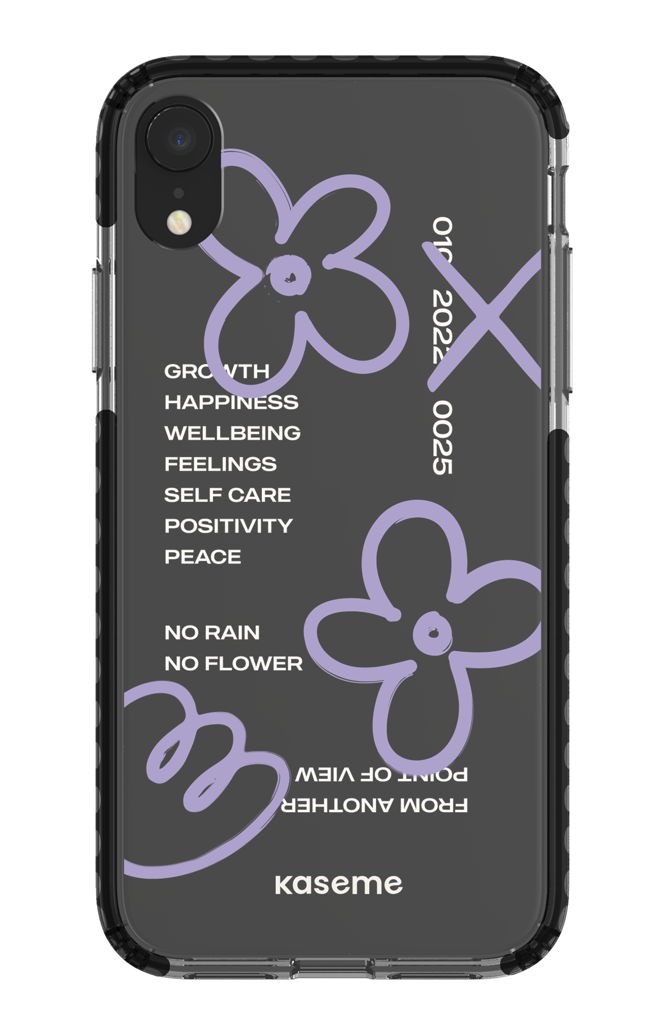 Feelings purple clear case - iPhone XR