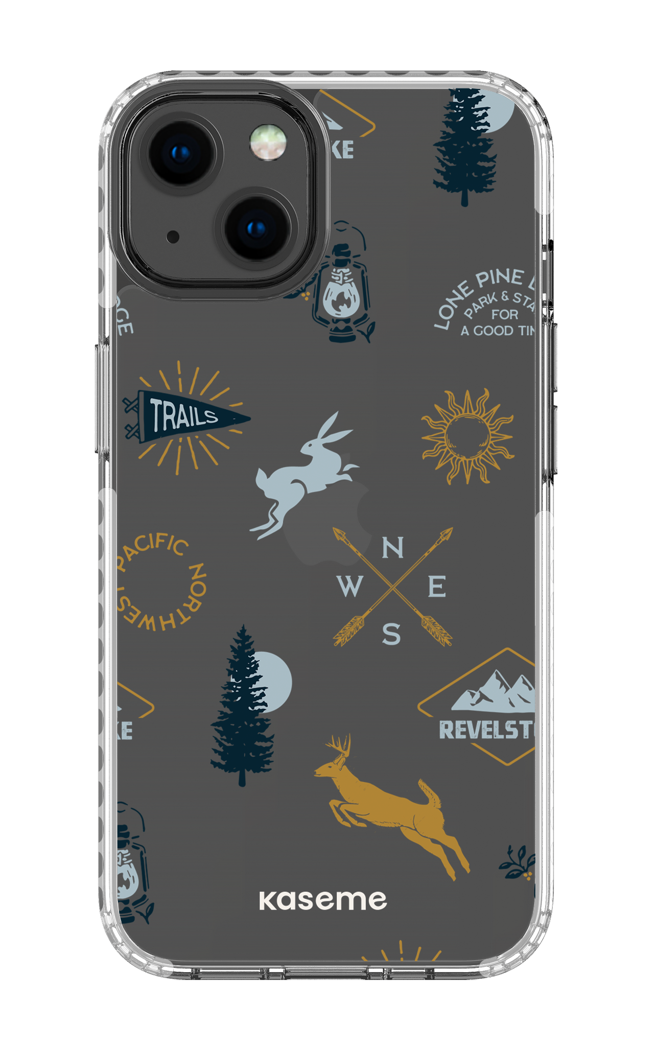 Revelstoke white clear case - iPhone 13