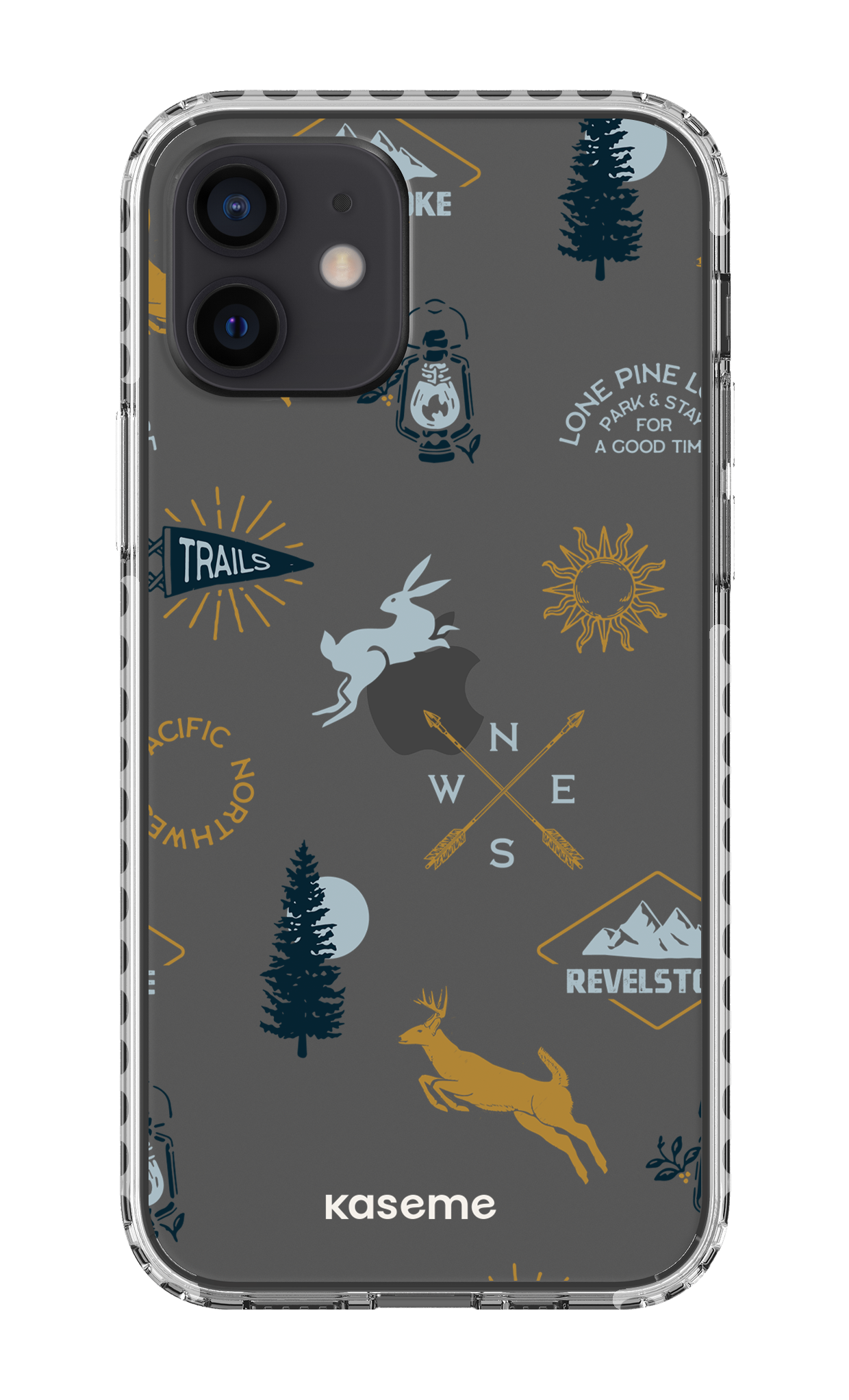 Revelstoke white clear case - iPhone 12