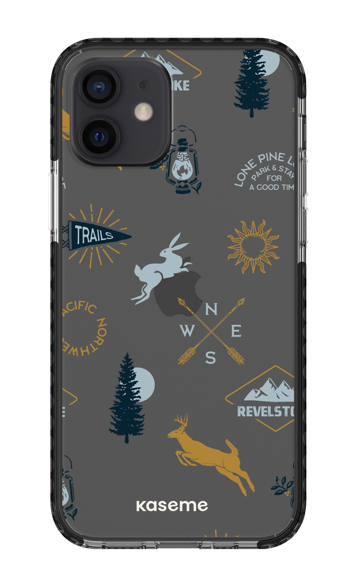 Revelstoke white clear case - iPhone 12