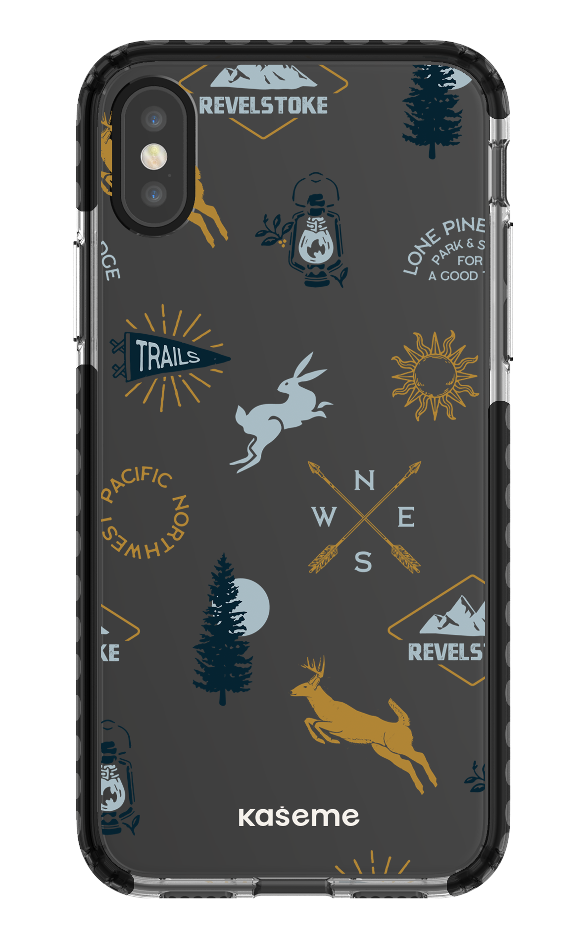 Revelstoke white clear case - iPhone X/Xs