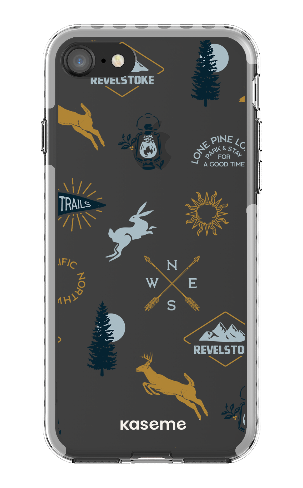 Revelstoke white clear case - iPhone 8