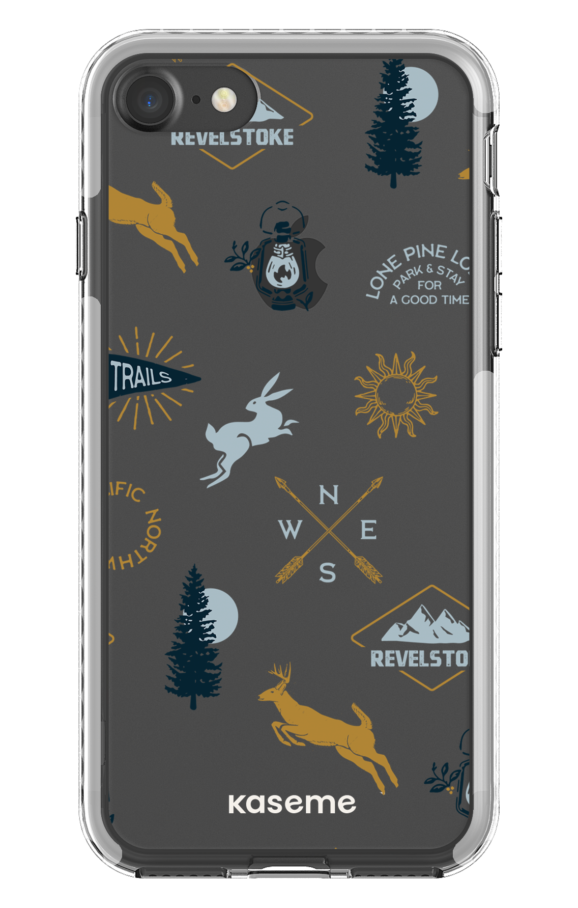 Revelstoke white clear case - iPhone 7