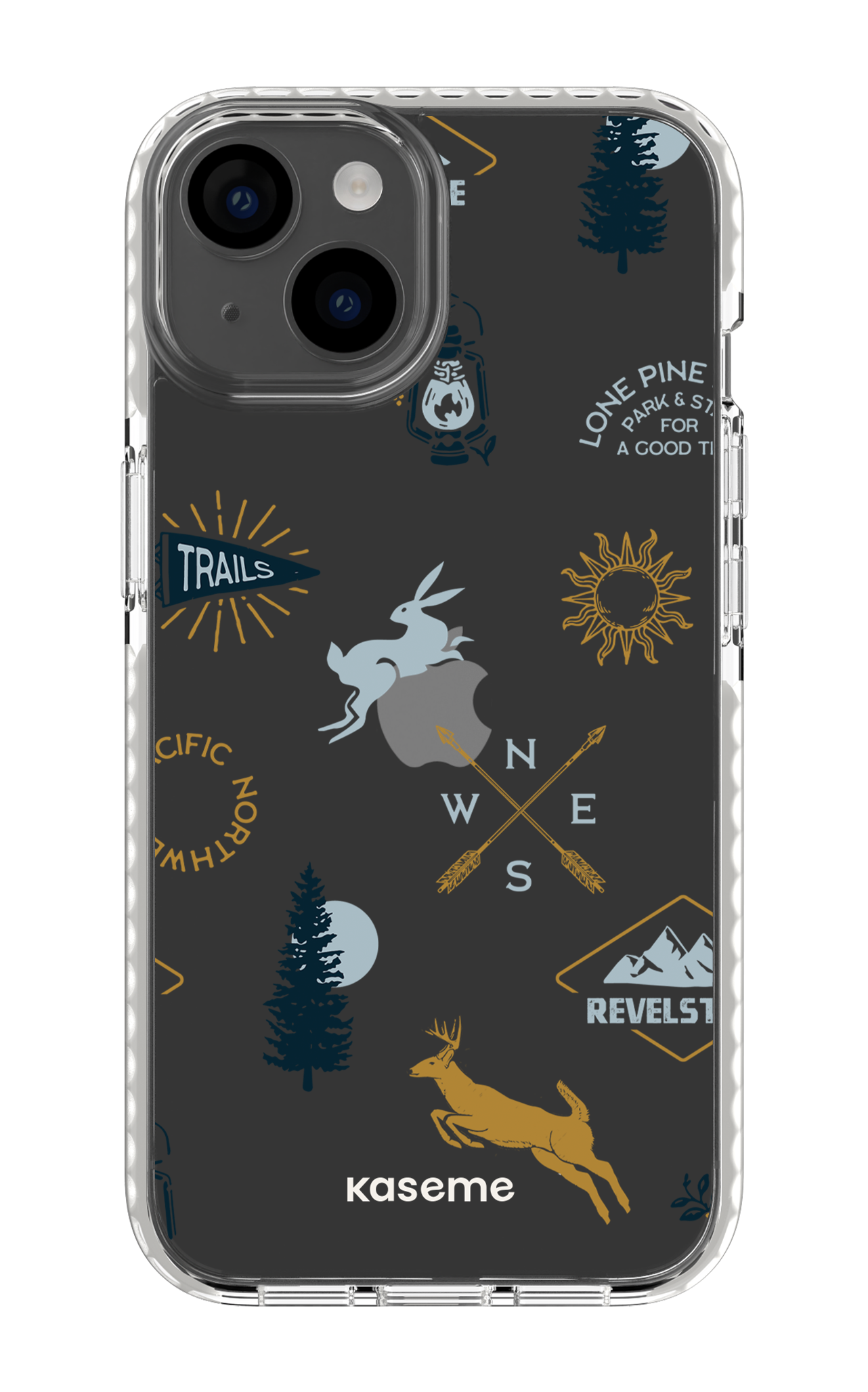 Revelstoke white clear case - iPhone 14