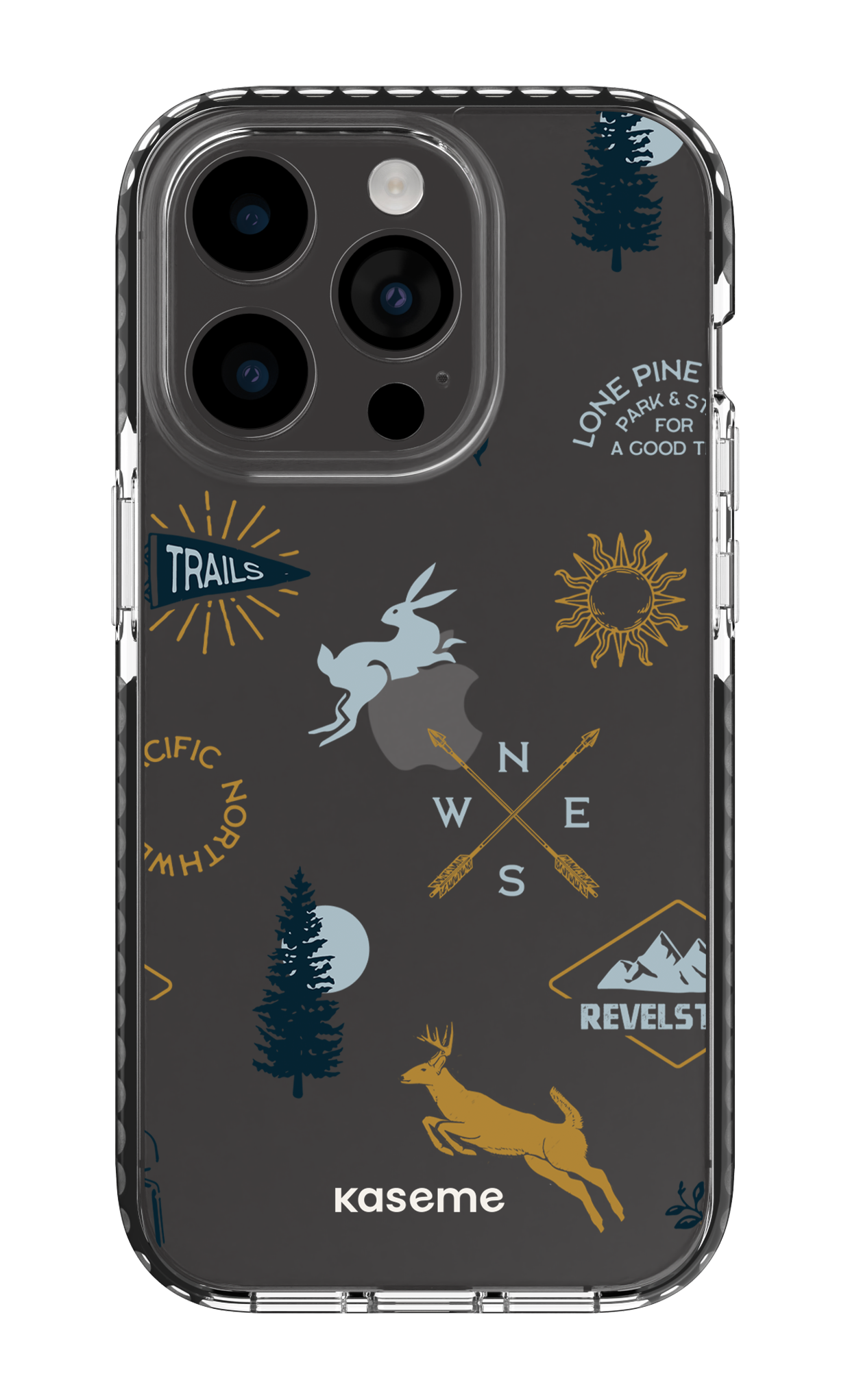 Revelstoke white clear case - iPhone 14 pro