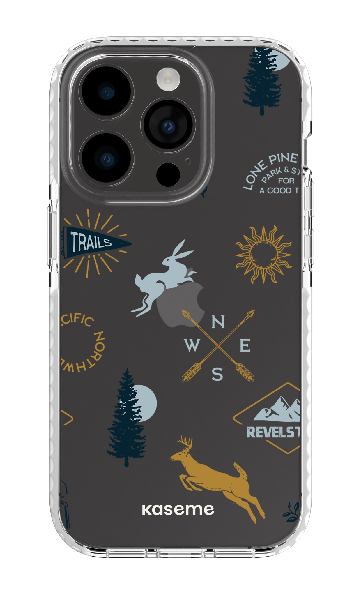 Revelstoke white clear case - iPhone 14 Pro