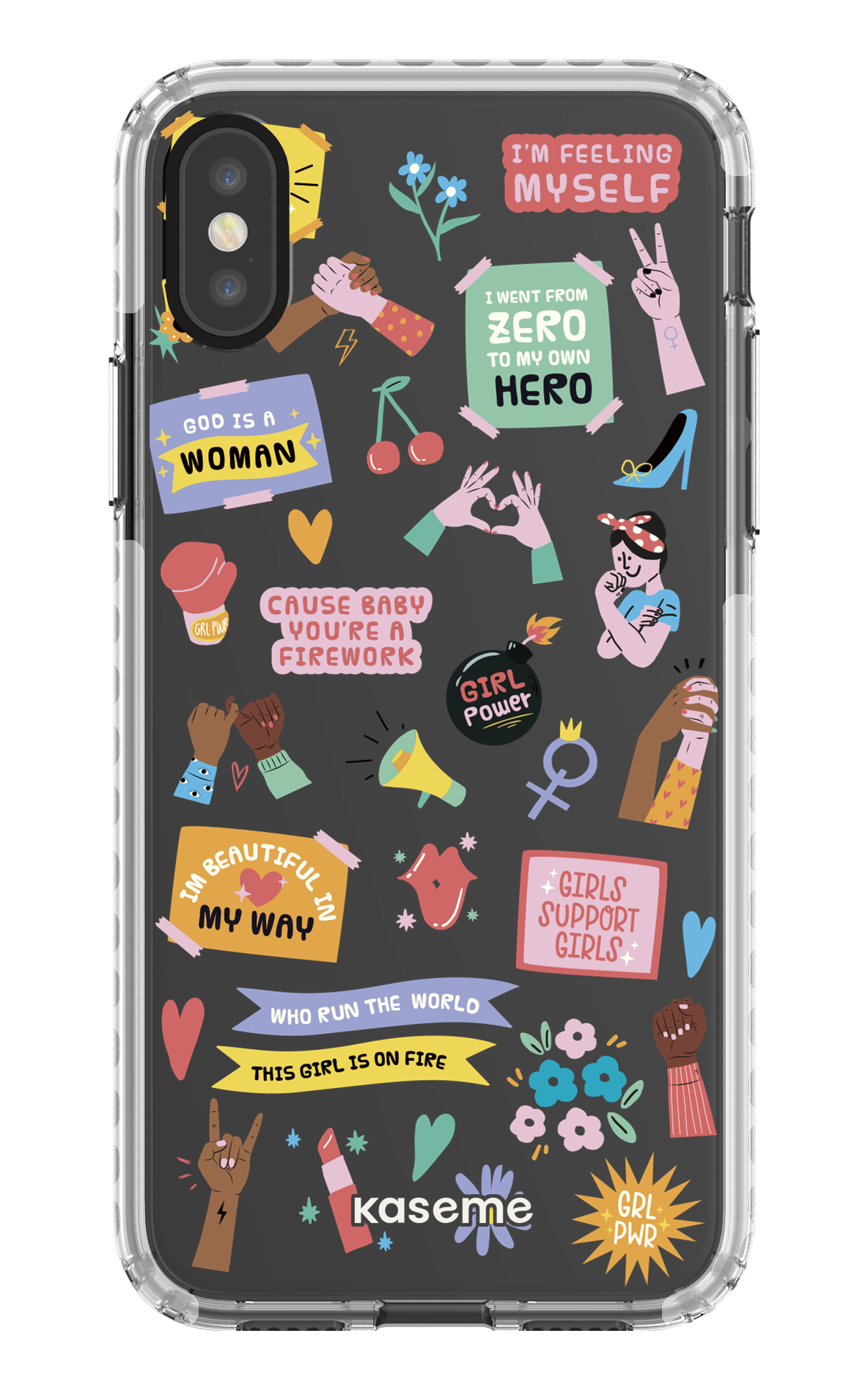 Girl Boss Clear Case - iPhone X/Xs