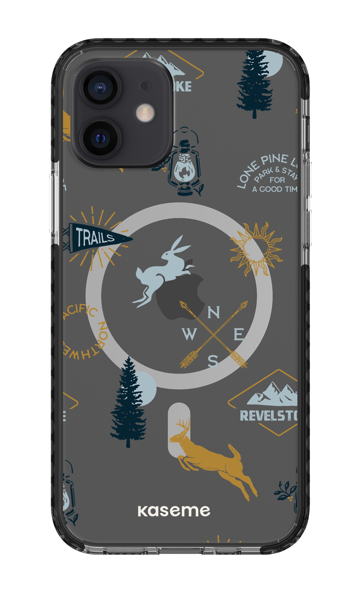 Revelstoke white clear case - iPhone 12