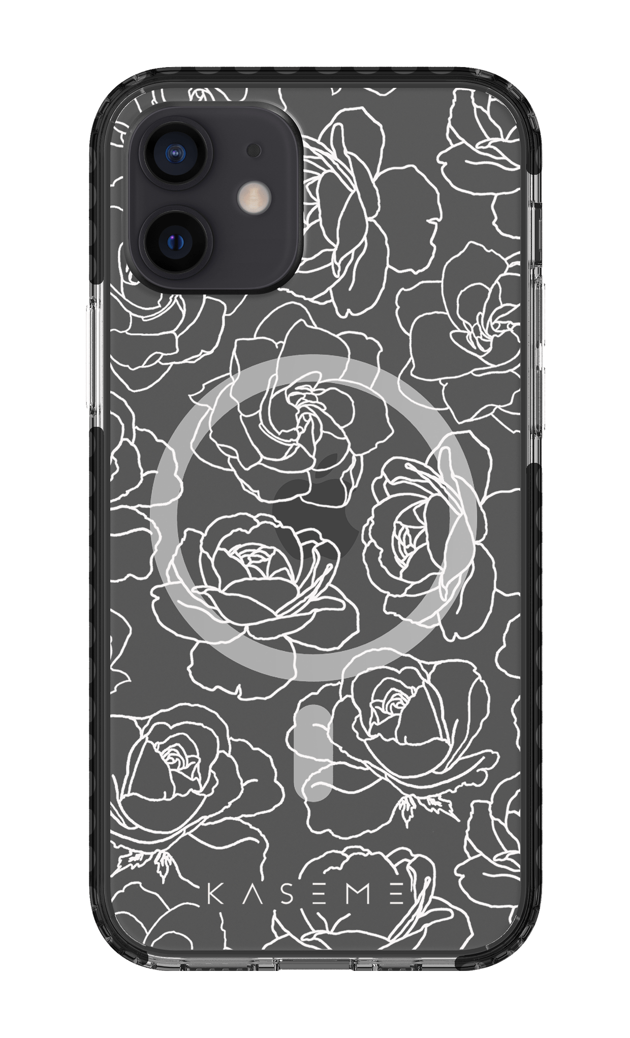 Polar Flowers Clear Case - iPhone 12