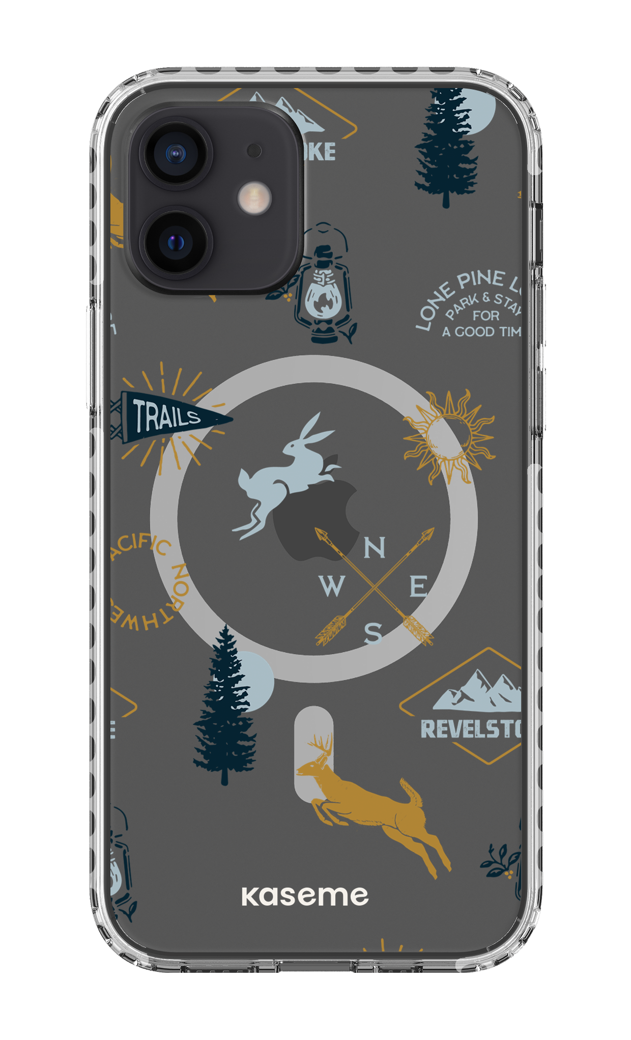 Revelstoke white clear case - iPhone 12