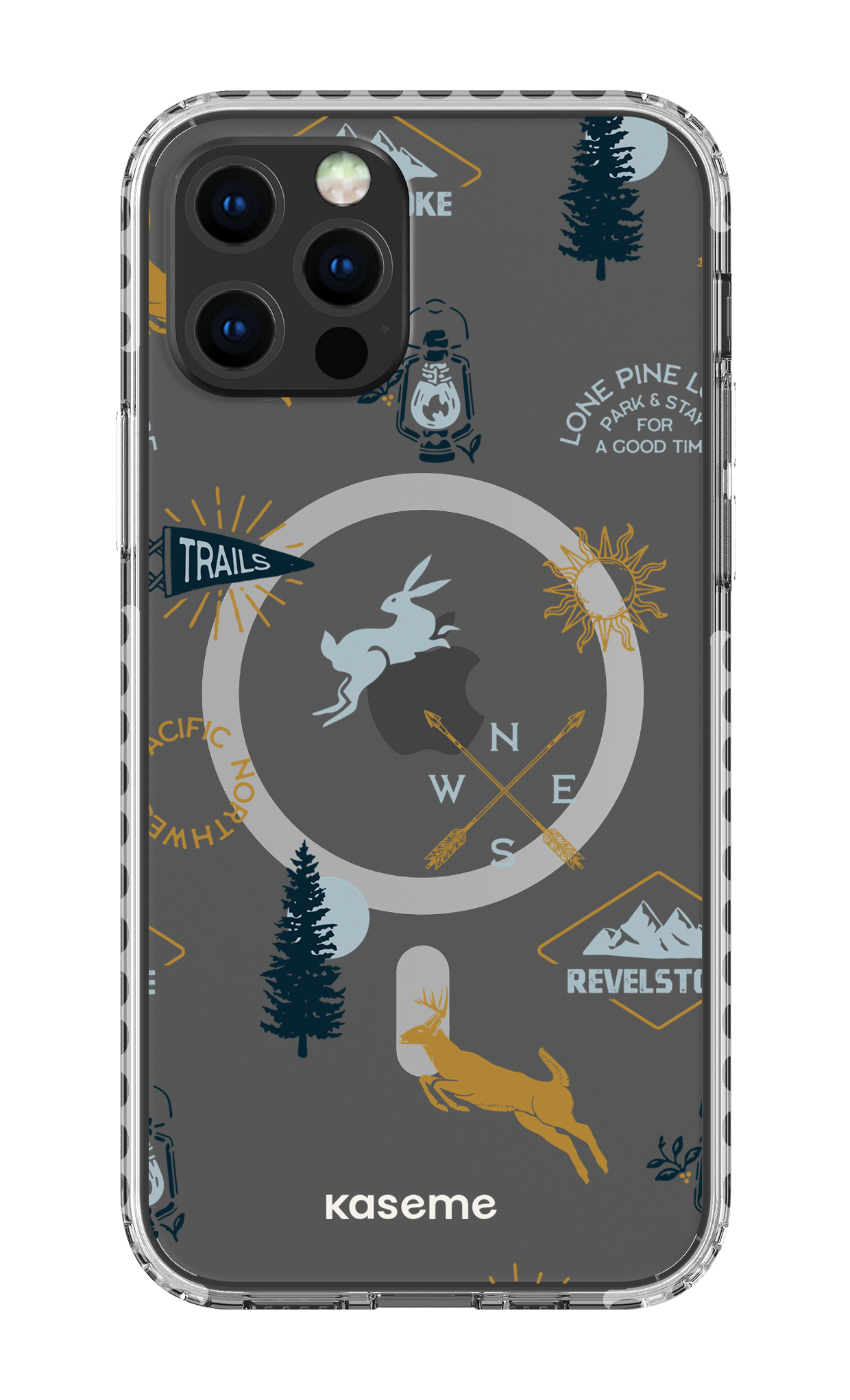 Revelstoke white clear case - iPhone 12 Pro