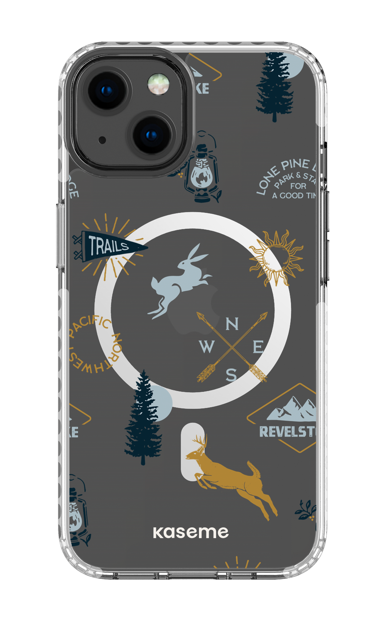 Revelstoke white clear case - iPhone 13