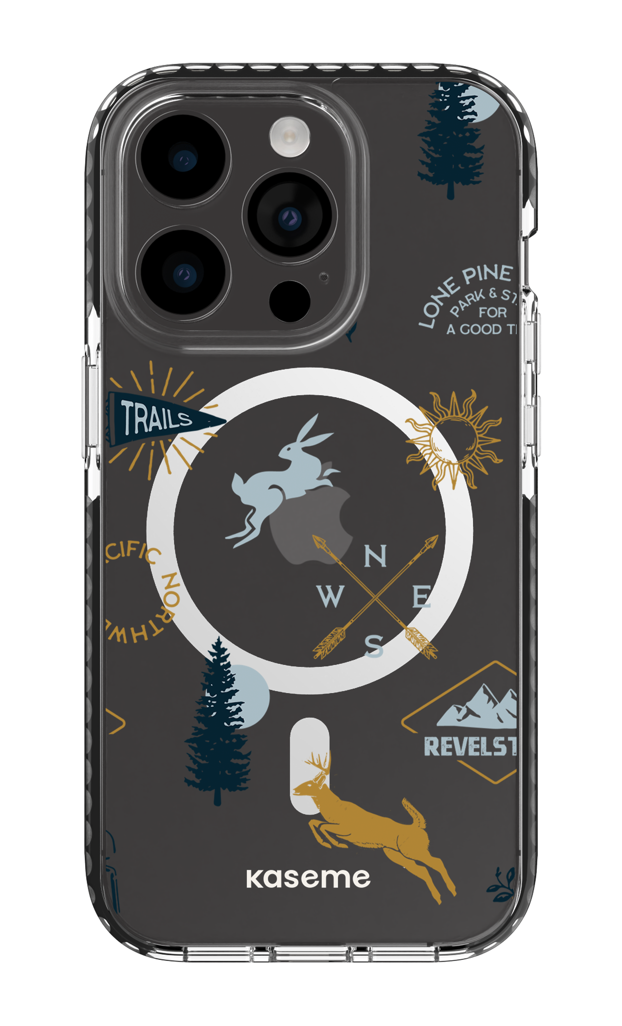 Revelstoke white clear case - iPhone 14