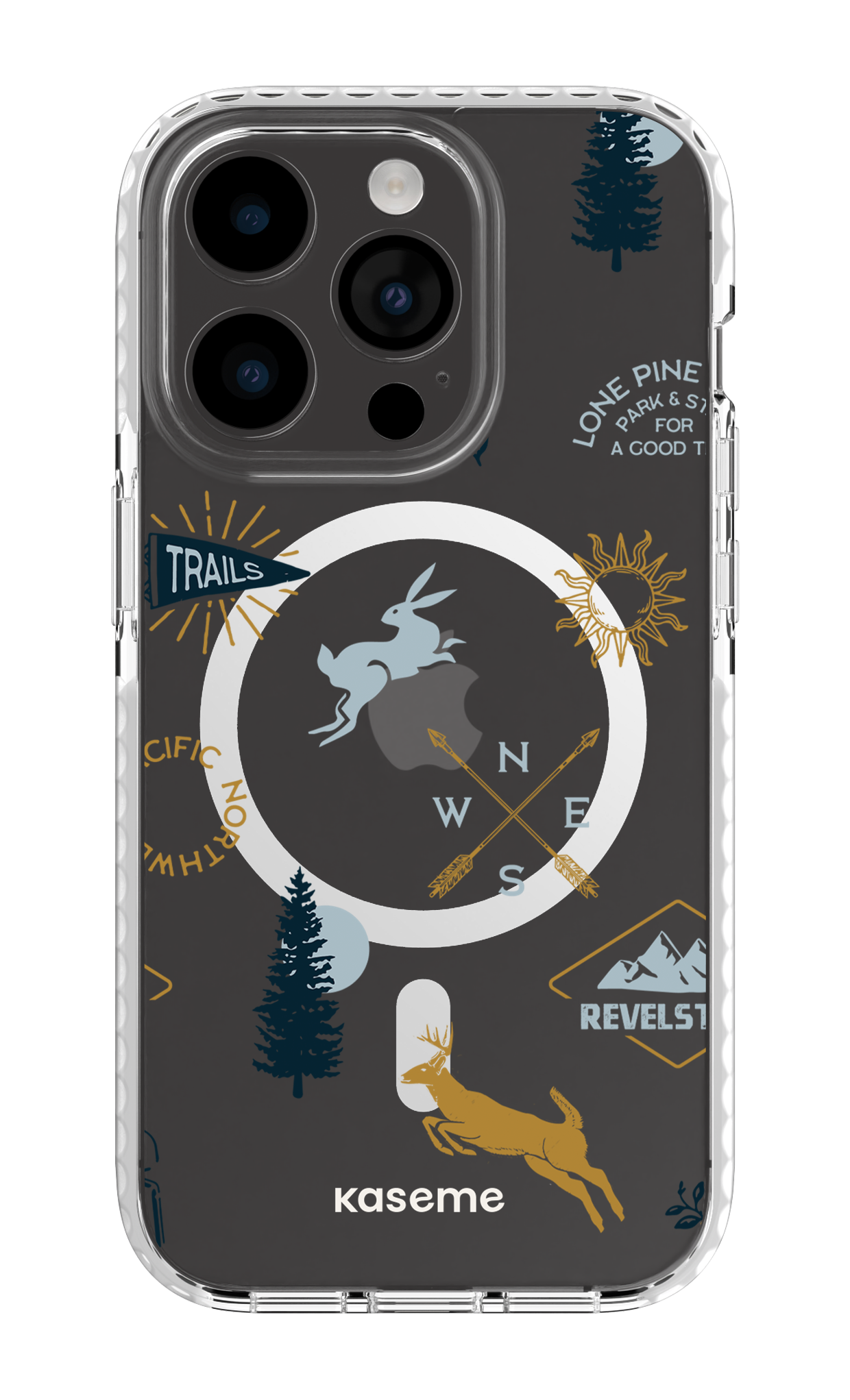 Revelstoke white clear case - iPhone 14 Pro