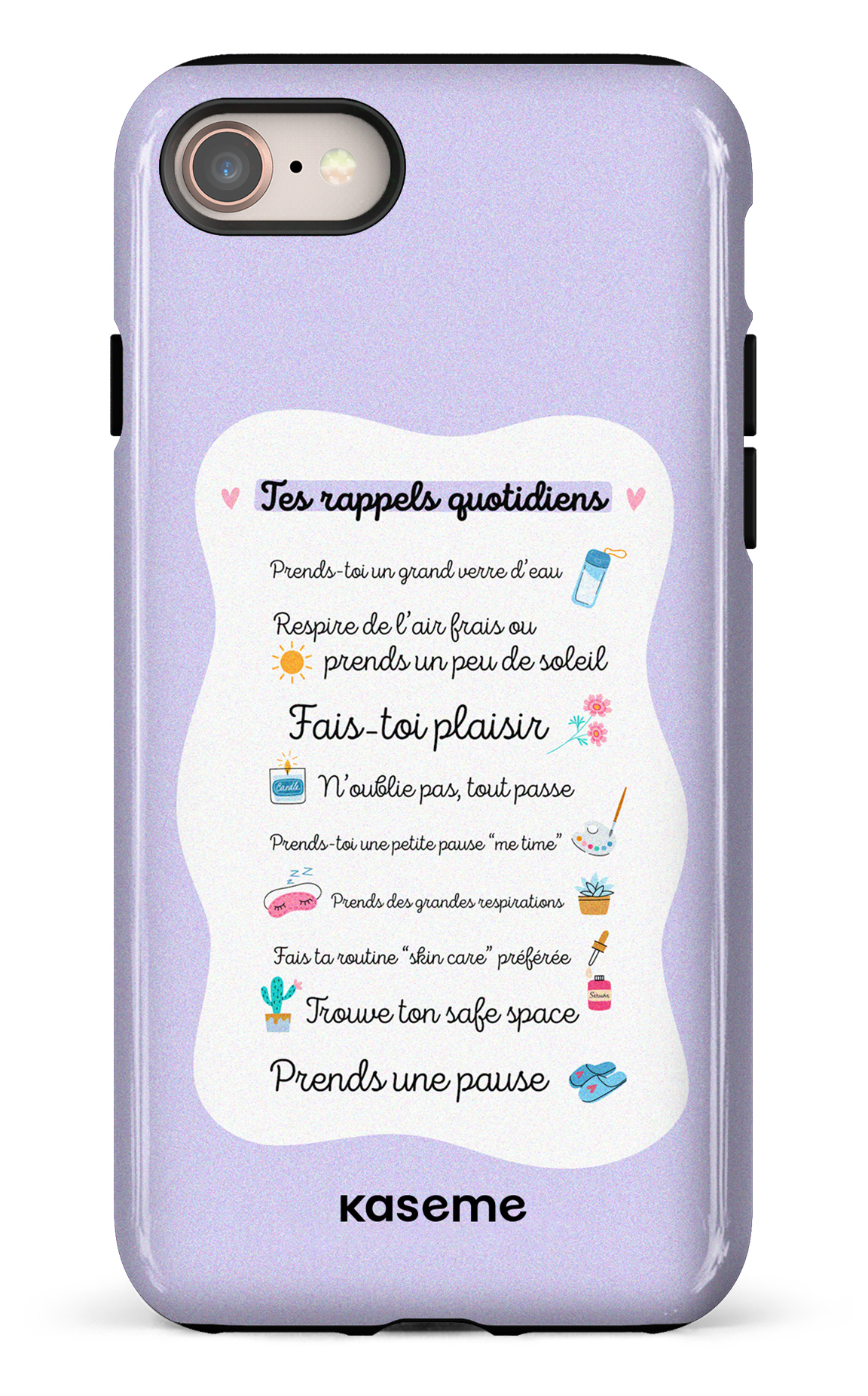 Tes rappels quotidiens purple - iPhone 8