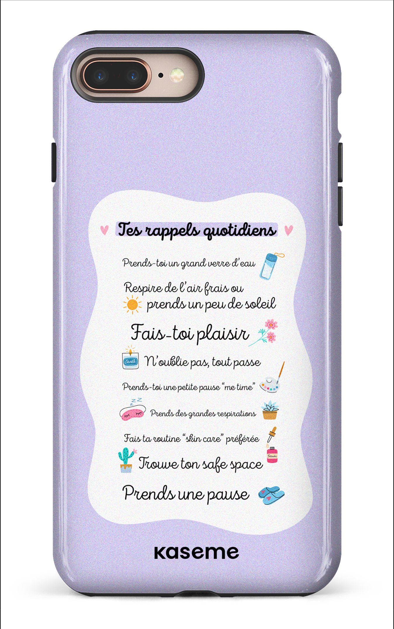 Tes rappels quotidiens purple - iPhone 8 Plus