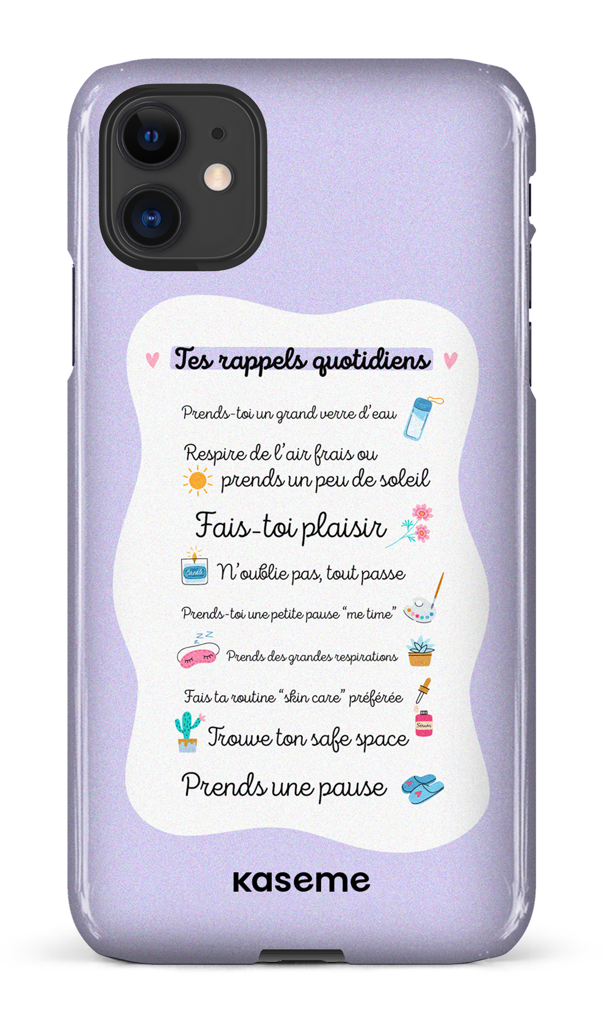 Tes rappels quotidiens purple - iPhone 11