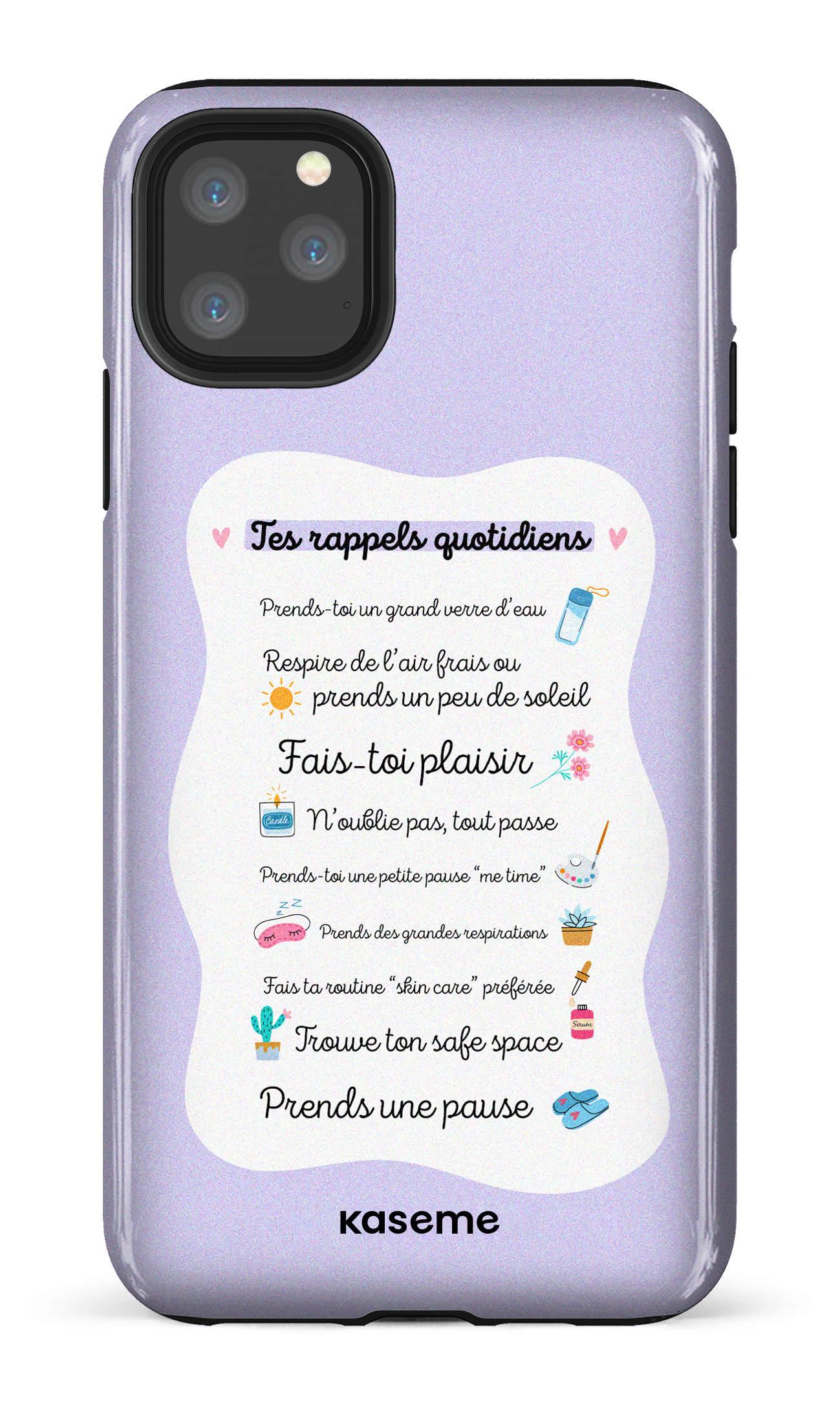 Tes rappels quotidiens purple - iPhone 11 Pro Max