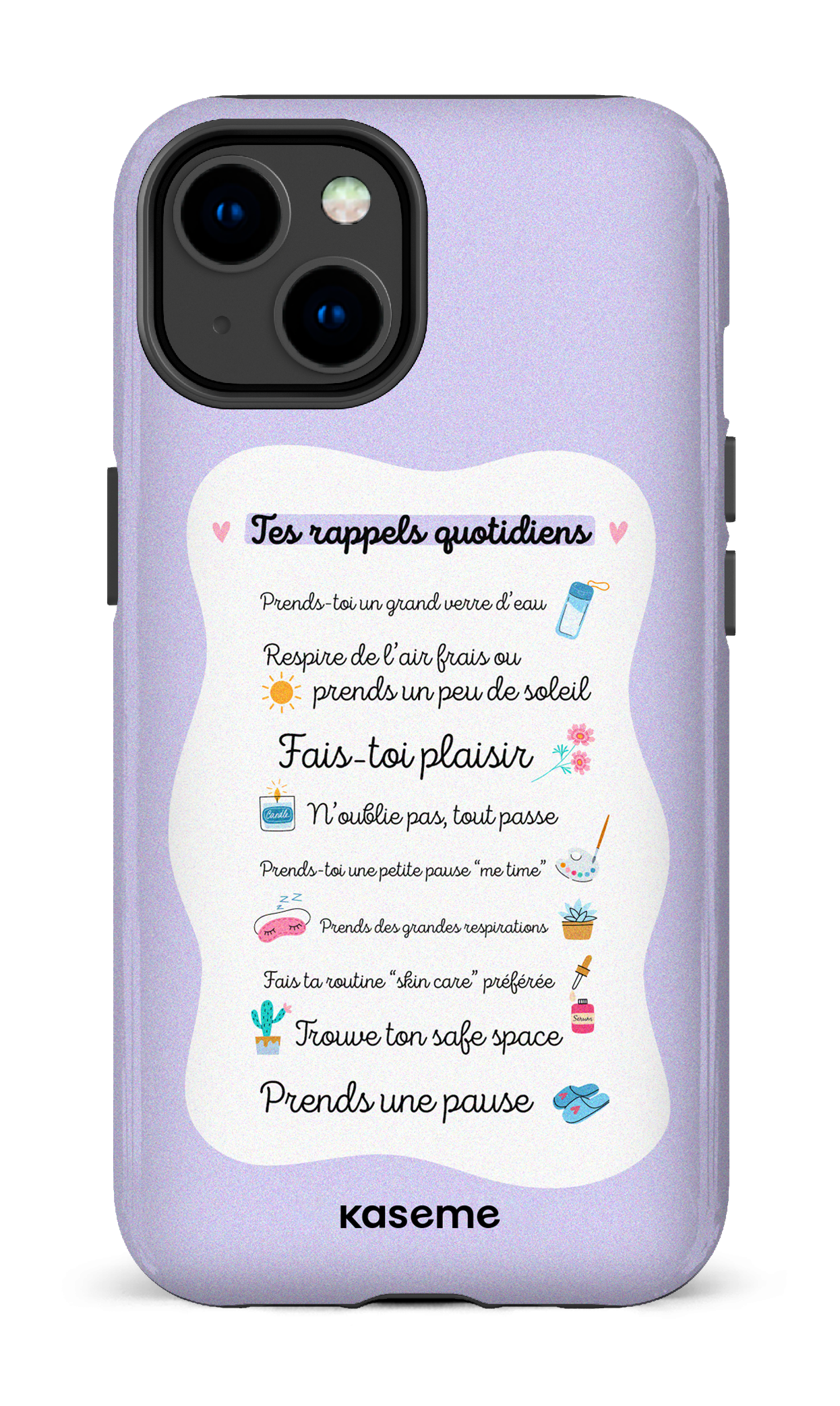 Tes rappels quotidiens purple - iPhone 14