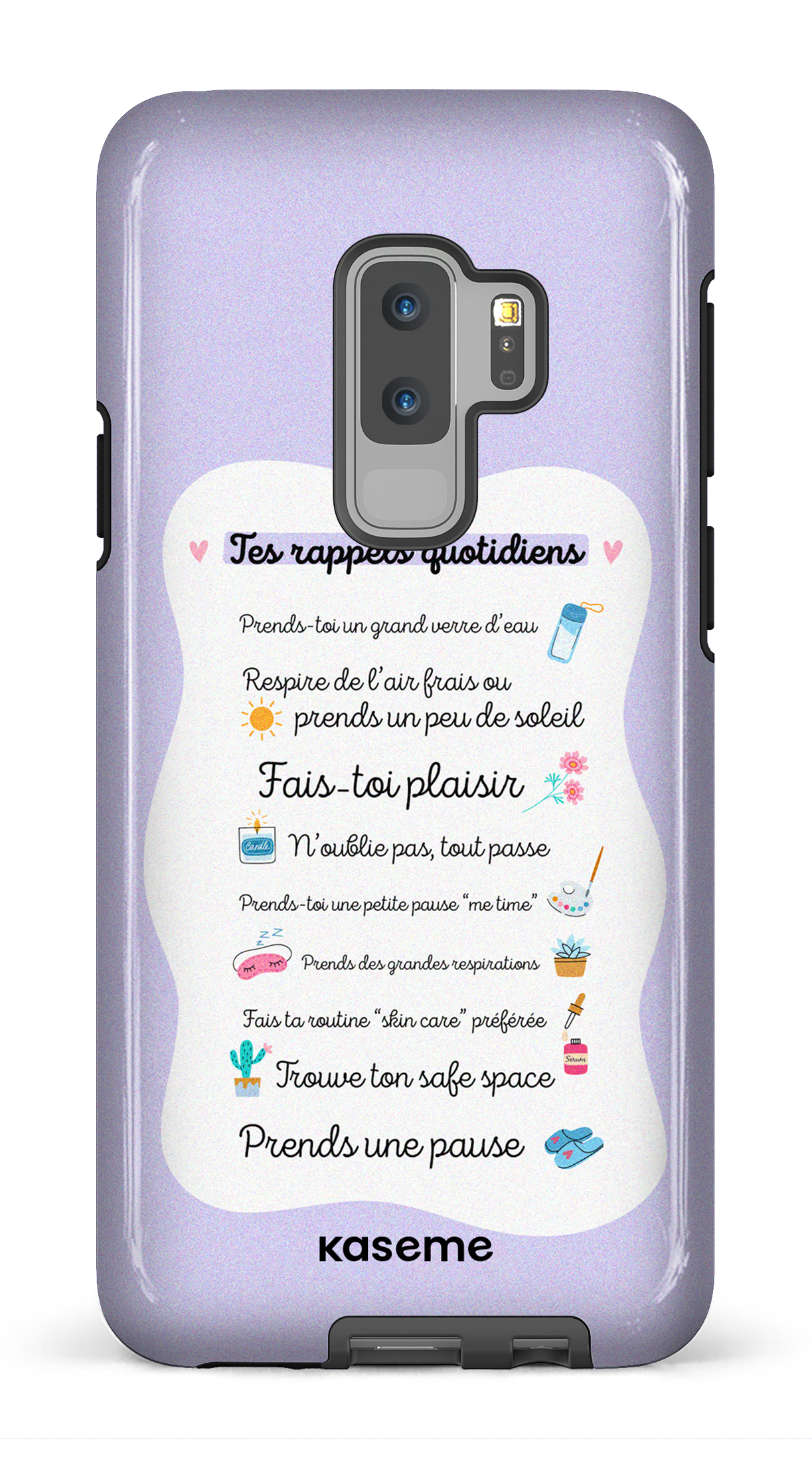 Tes rappels quotidiens purple - Galaxy S9 Plus