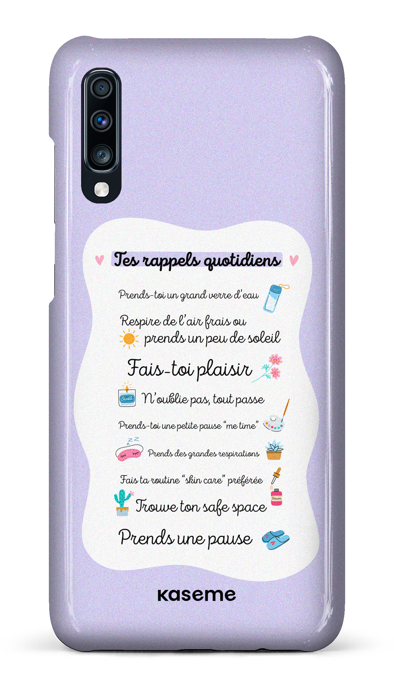 Tes rappels quotidiens purple - Galaxy A70