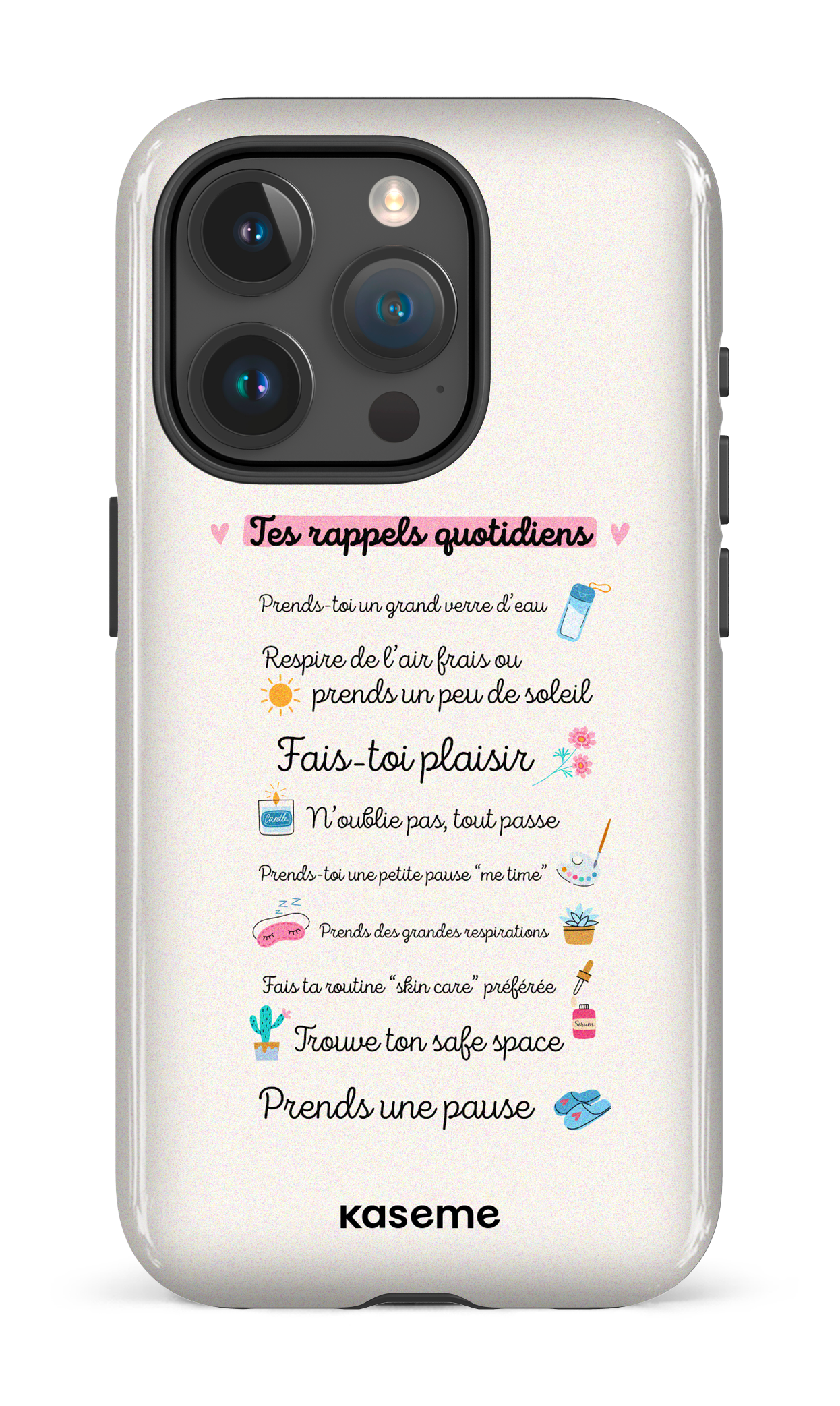 Tes rappels quotidiens - iPhone 15 Pro