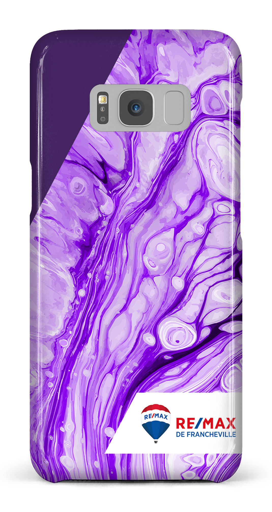 Peinture marbrée claire violette de Francheville - Galaxy S8