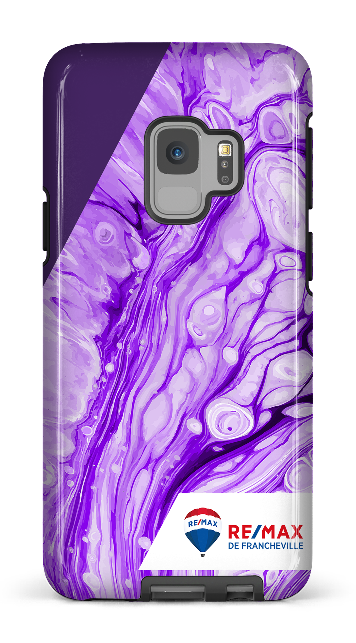 Peinture marbrée claire violette de Francheville - Galaxy S9