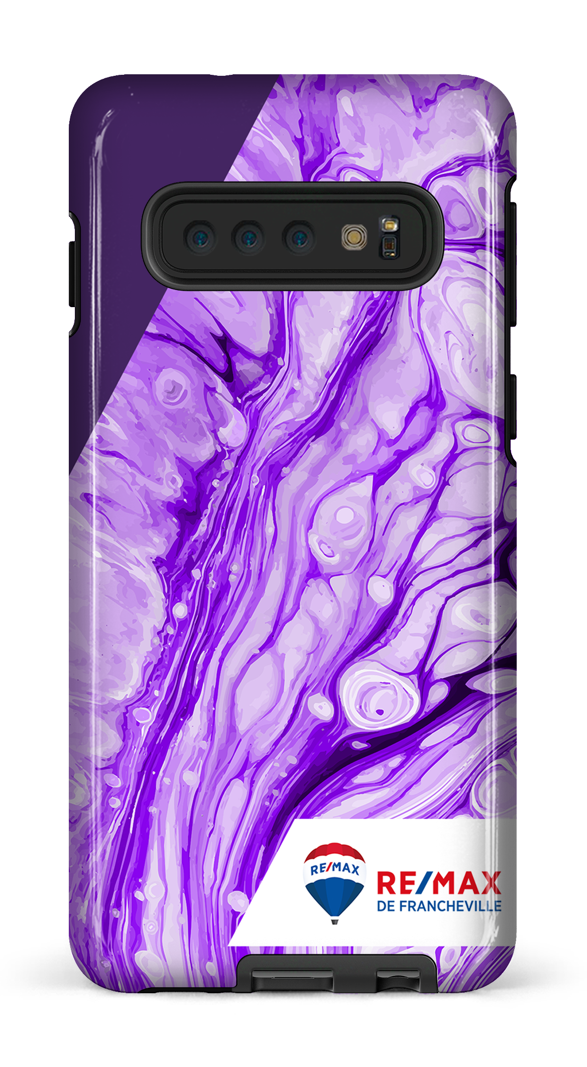 Peinture marbrée claire violette de Francheville - Galaxy S10