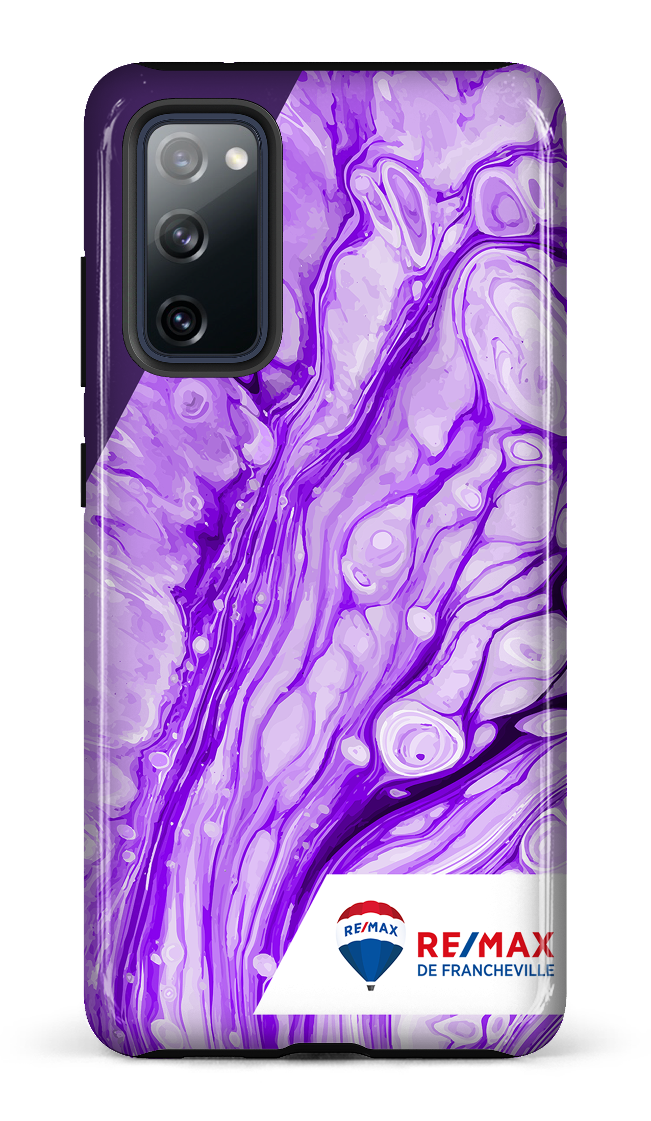Peinture marbrée claire violette de Francheville - Galaxy S20 FE