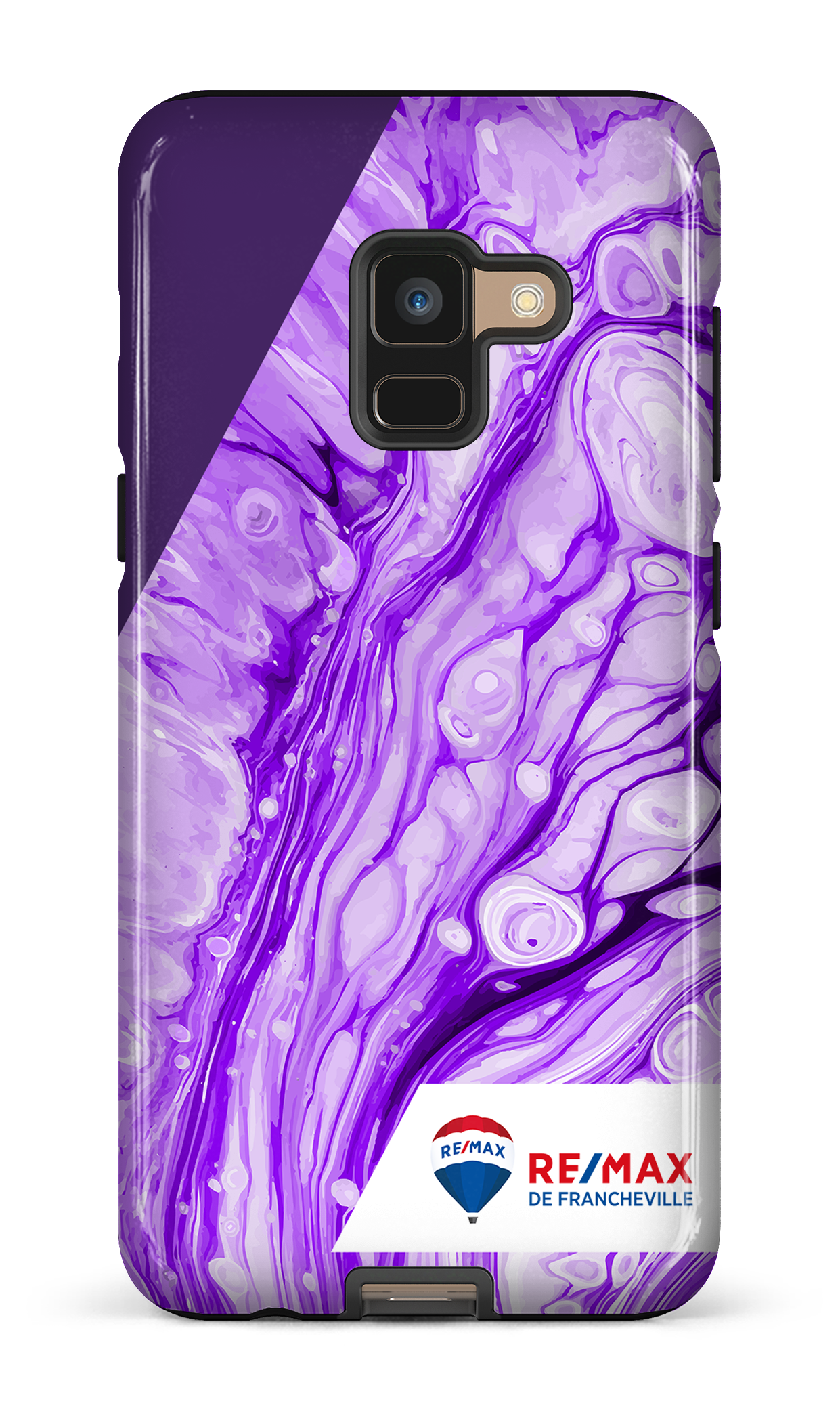 Peinture marbrée claire violette de Francheville - Galaxy A8