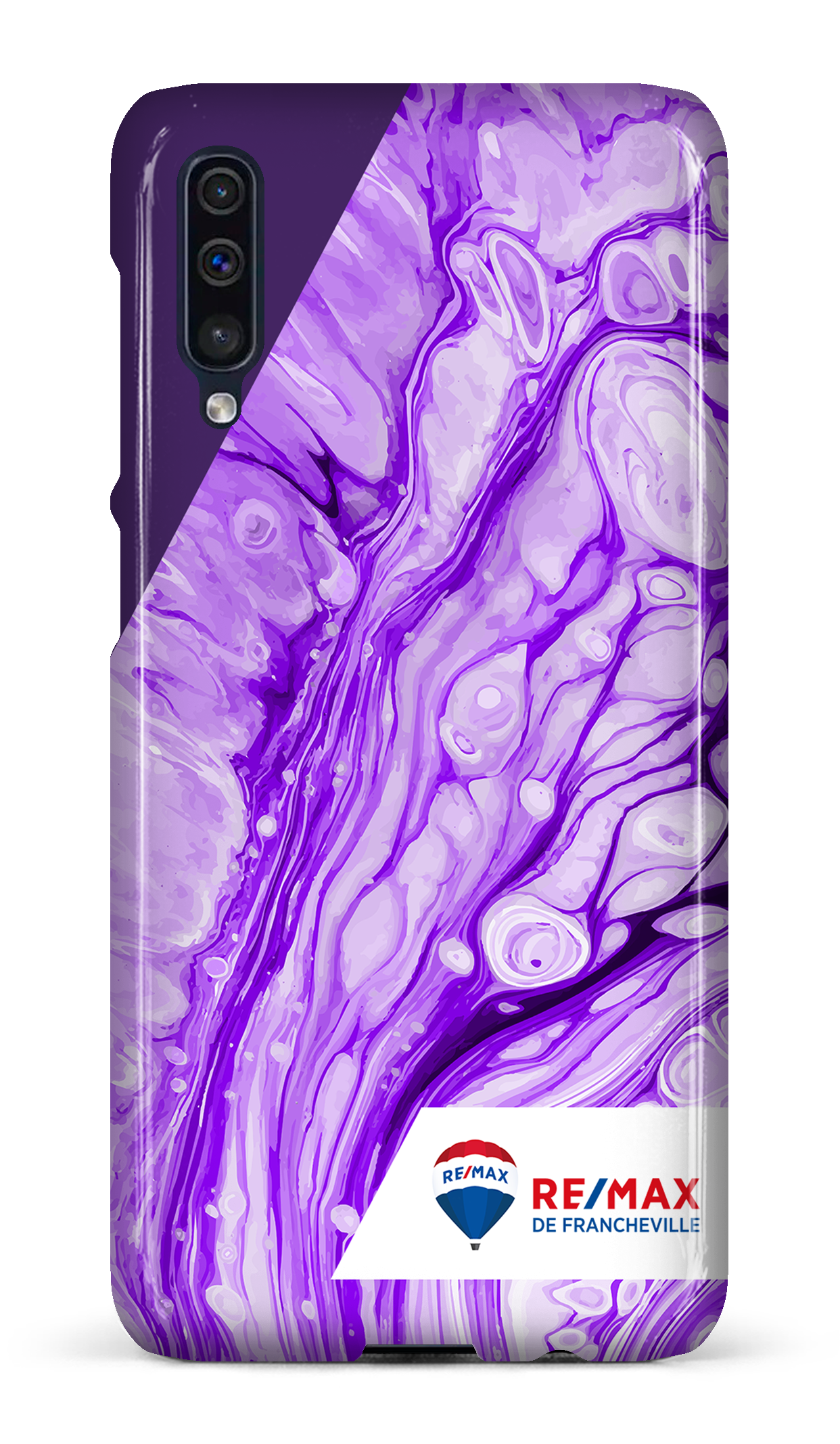 Peinture marbrée claire violette de Francheville - Galaxy A50