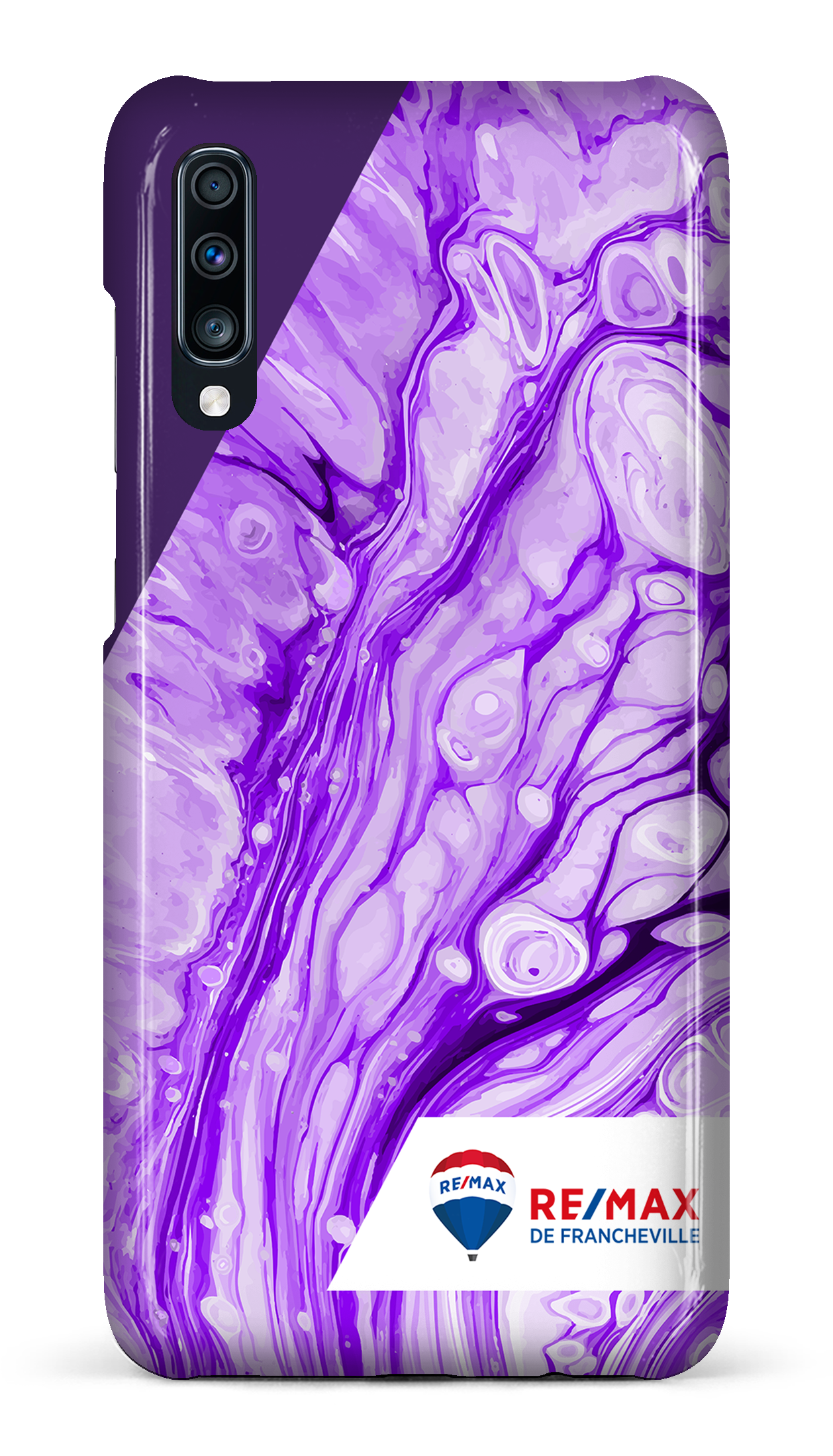 Peinture marbrée claire violette de Francheville - Galaxy A70