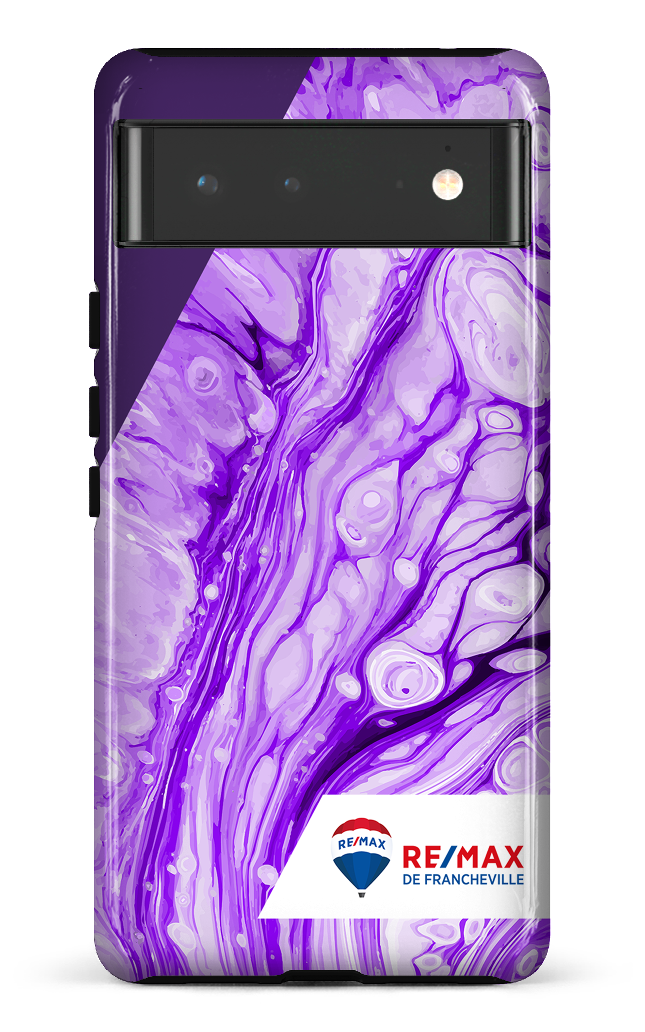 Peinture marbrée claire violette de Francheville - Google Pixel 6