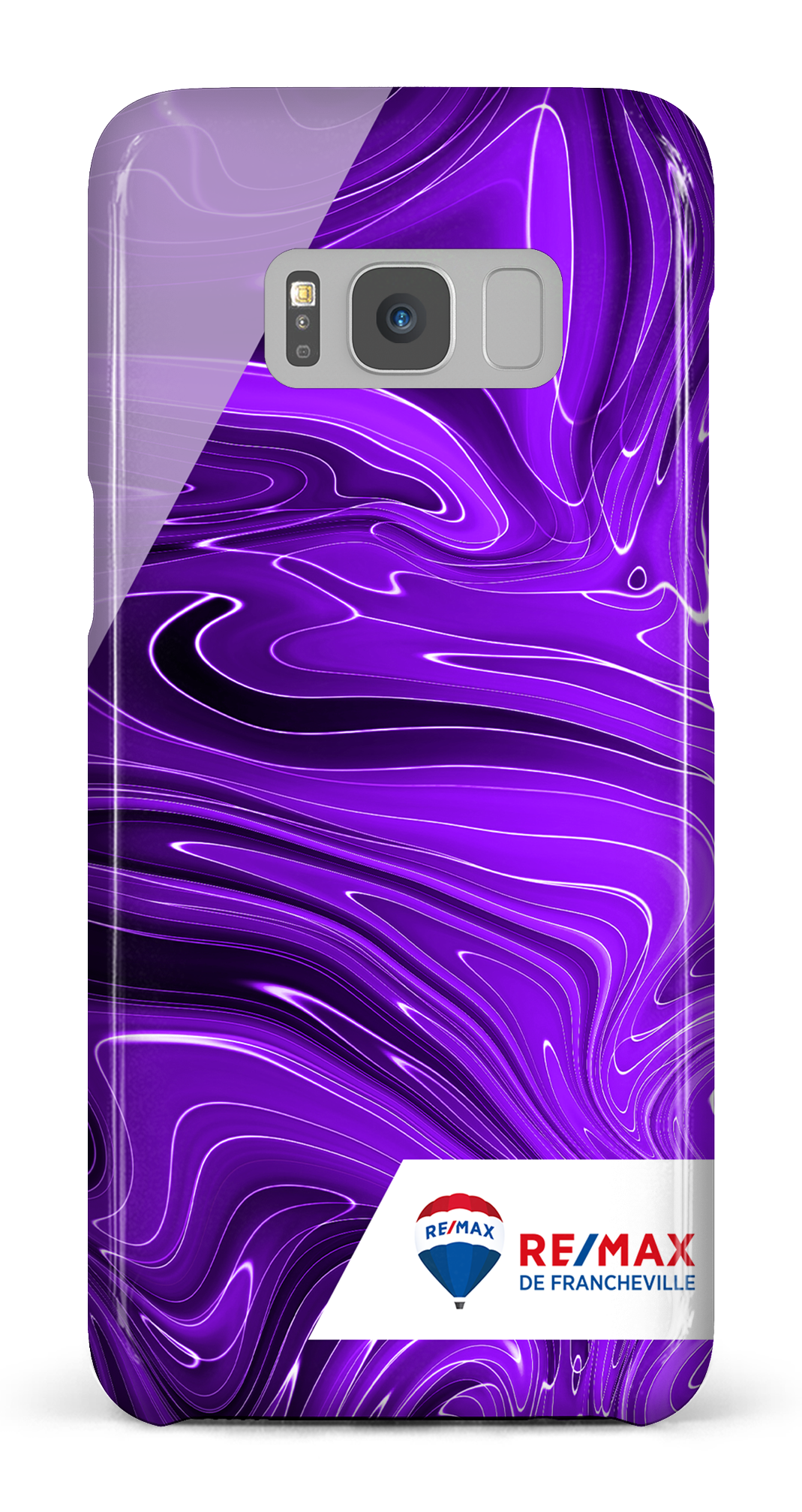 Peinture marbrée sombre violette de Francheville - Galaxy S8