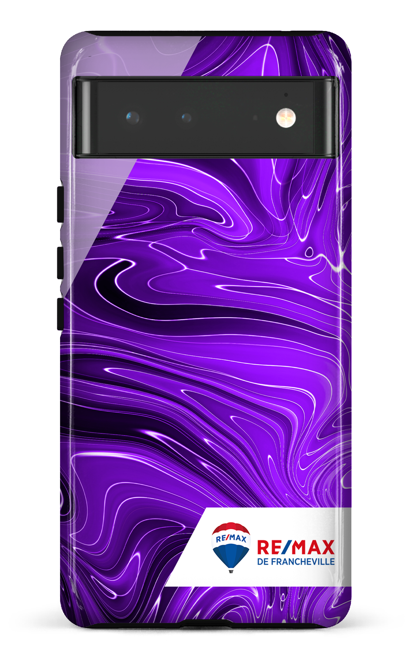 Peinture marbrée sombre violette de Francheville - Google Pixel 6