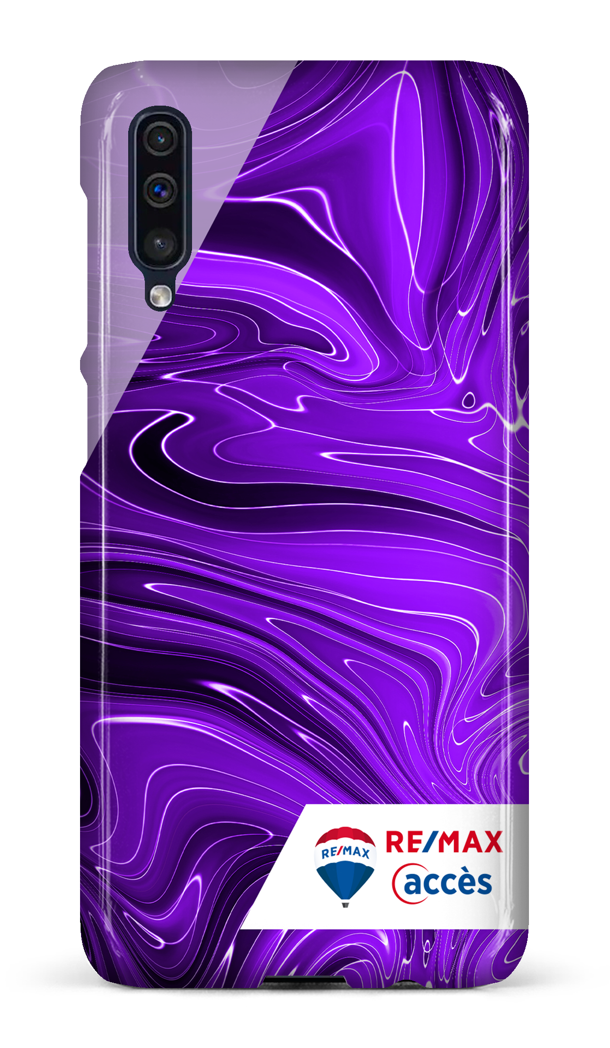 Peinture marbrée sombre violette - Galaxy A50