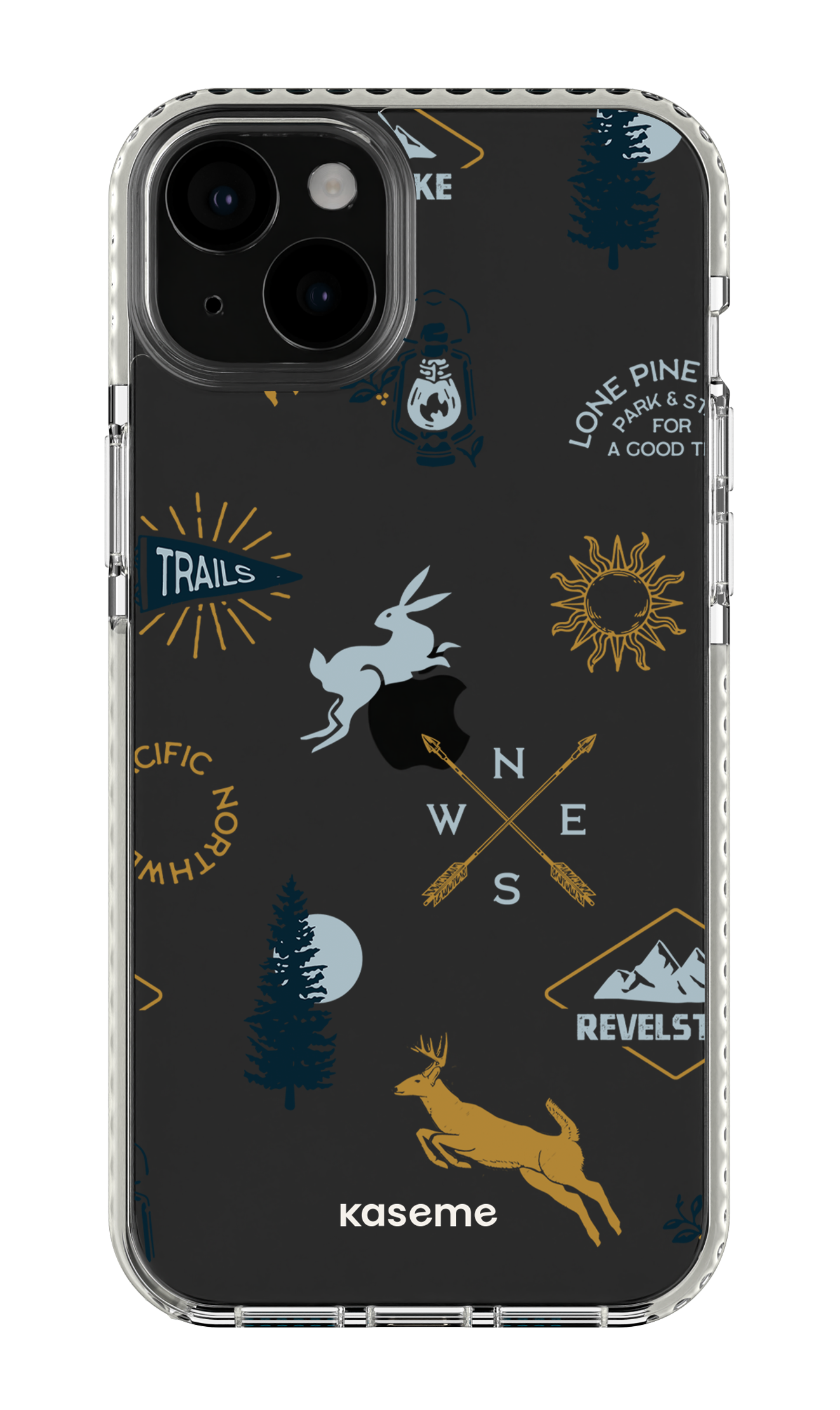 Revelstoke white clear case - iPhone 15 Plus