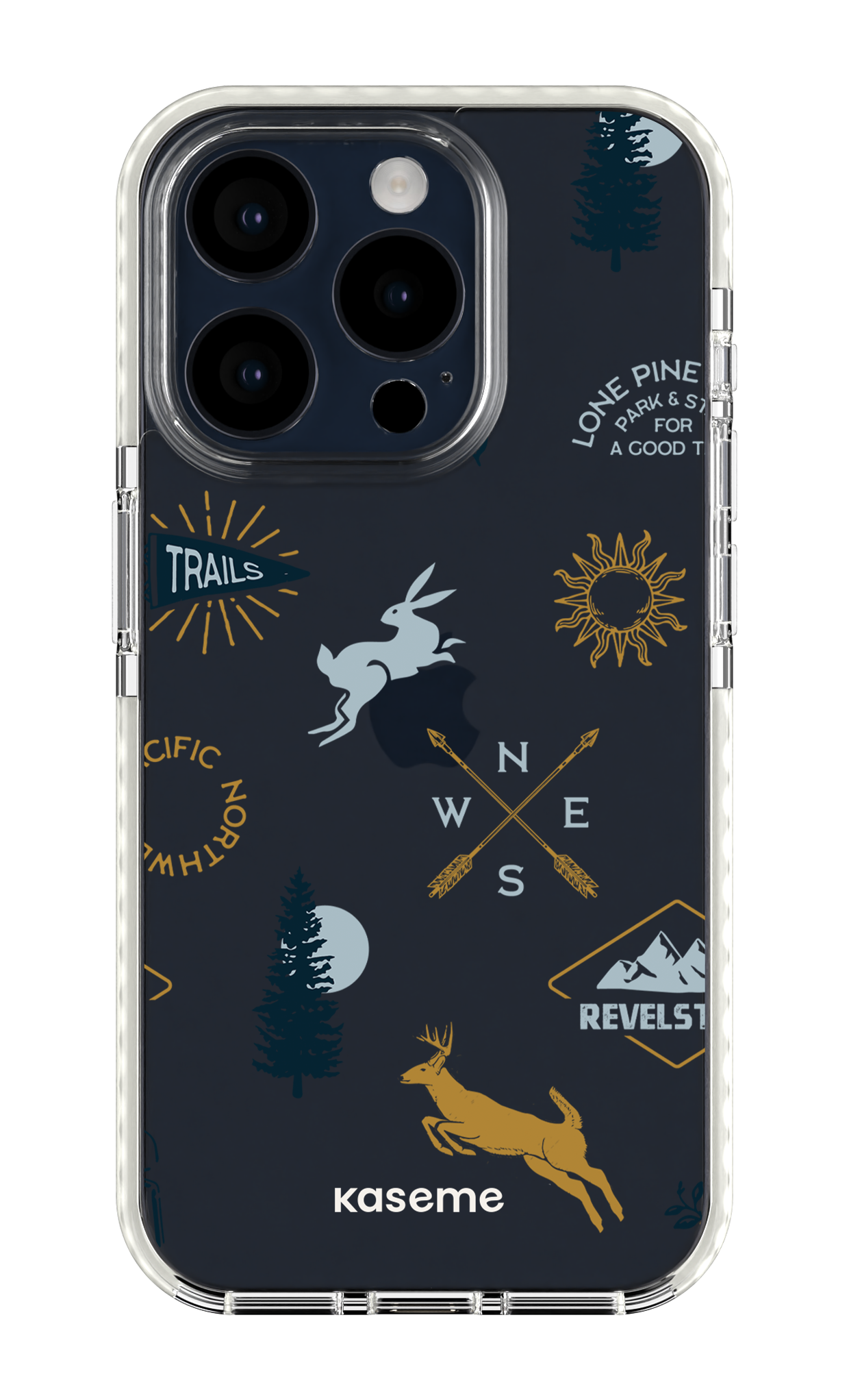 Revelstoke white clear case - iPhone 15 Pro