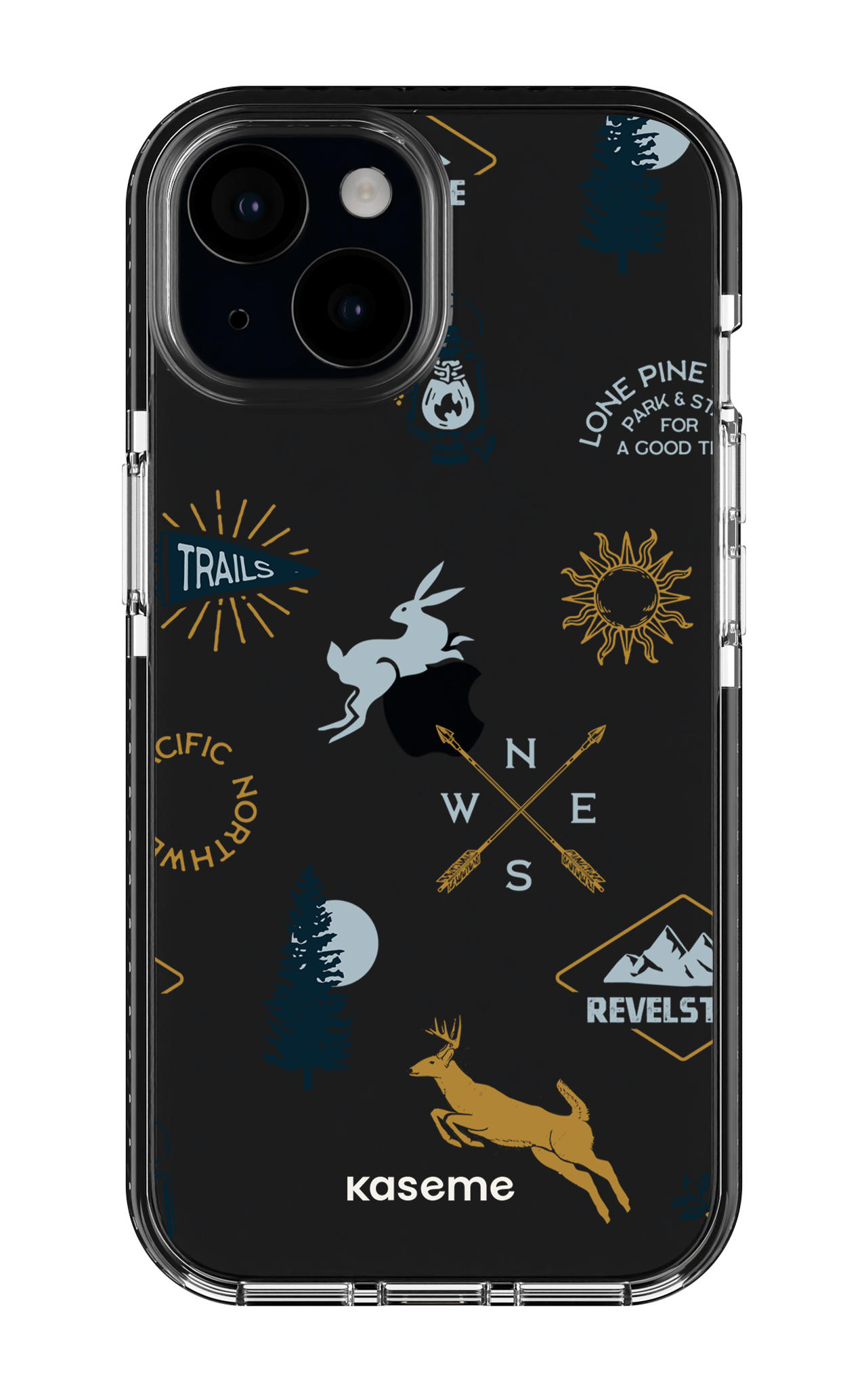 Revelstoke white clear case - iPhone 15