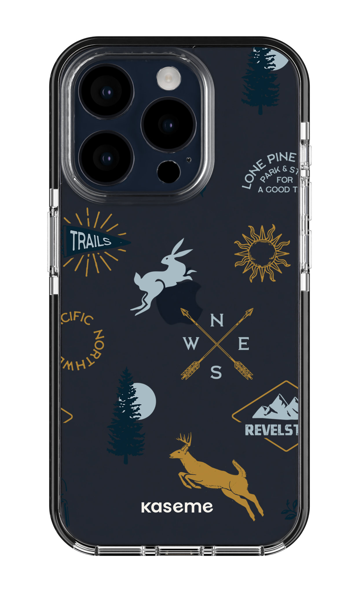 Revelstoke white clear case - iPhone 15 Pro