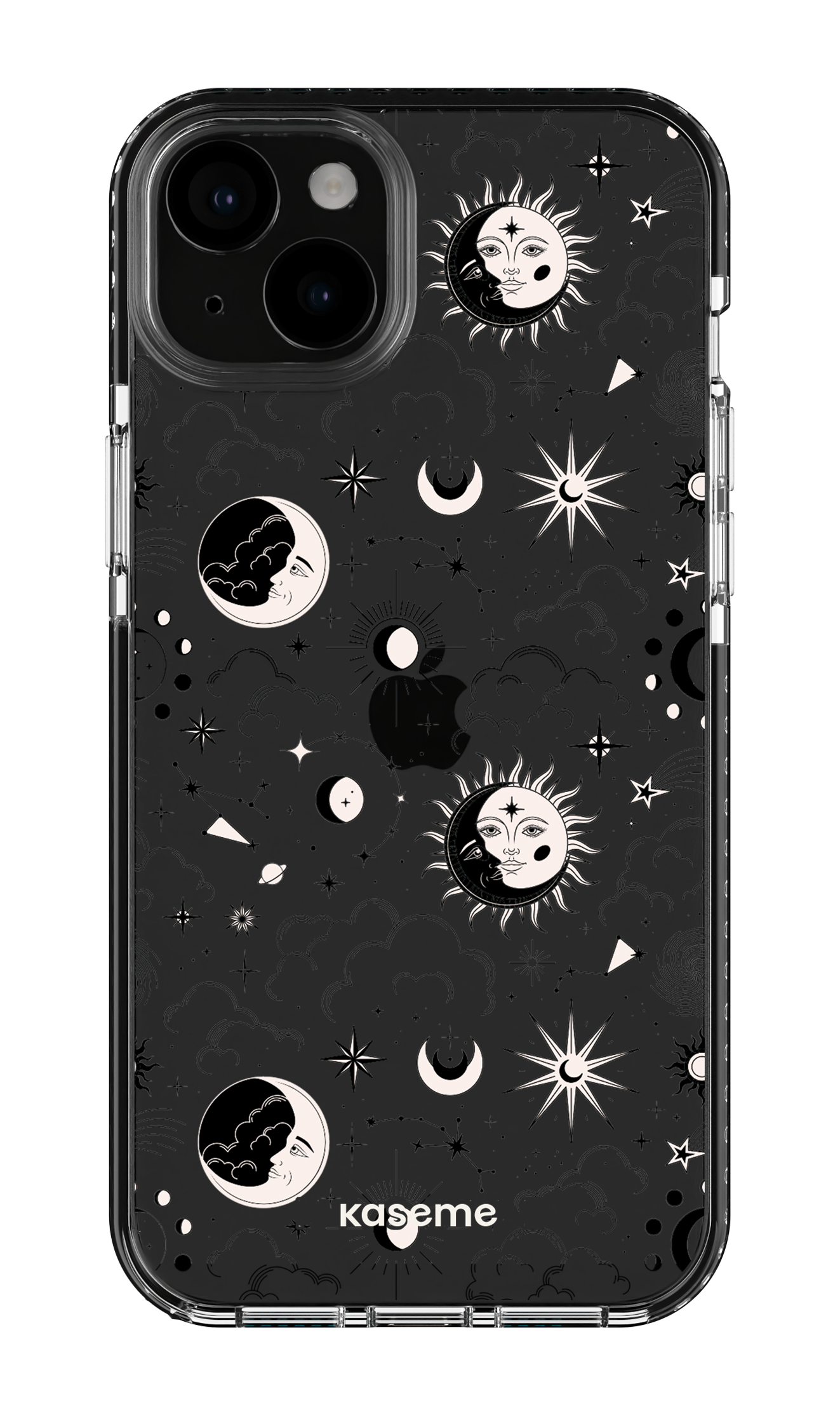 Milky Way Black Clear Case - iPhone 15 Plus