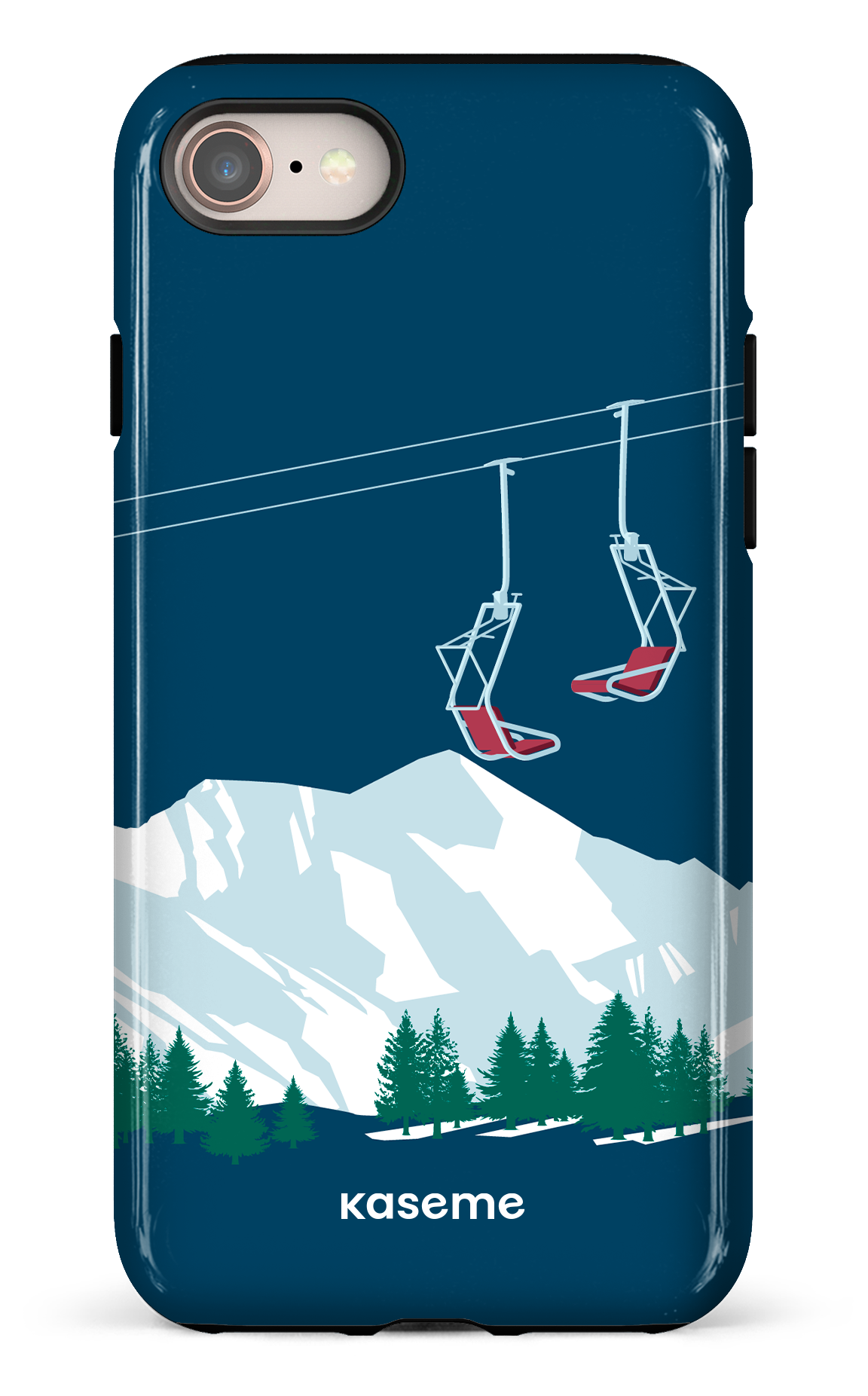 Ski Lift Blue - iPhone 7