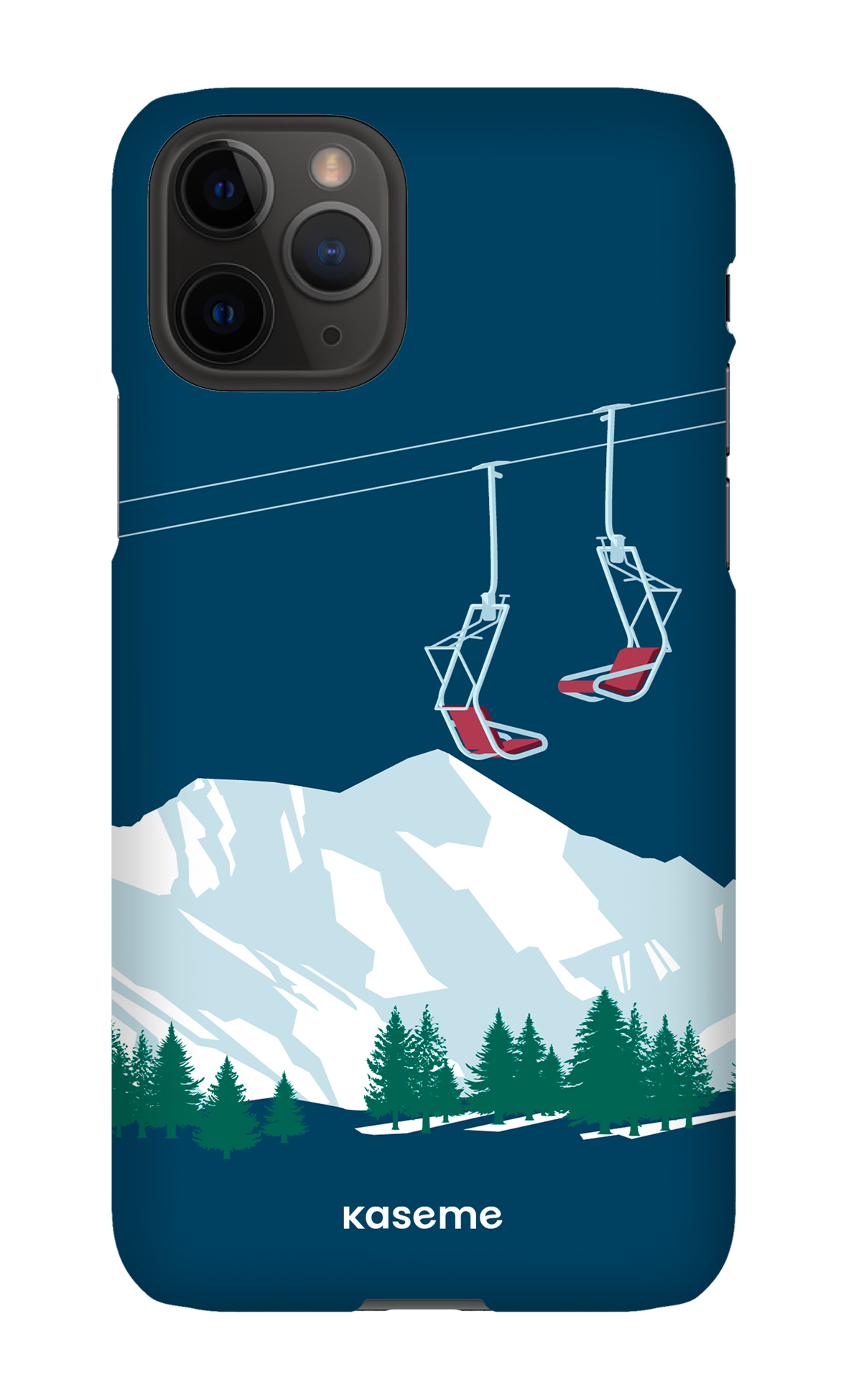 Ski Lift Blue - iPhone 11 Pro