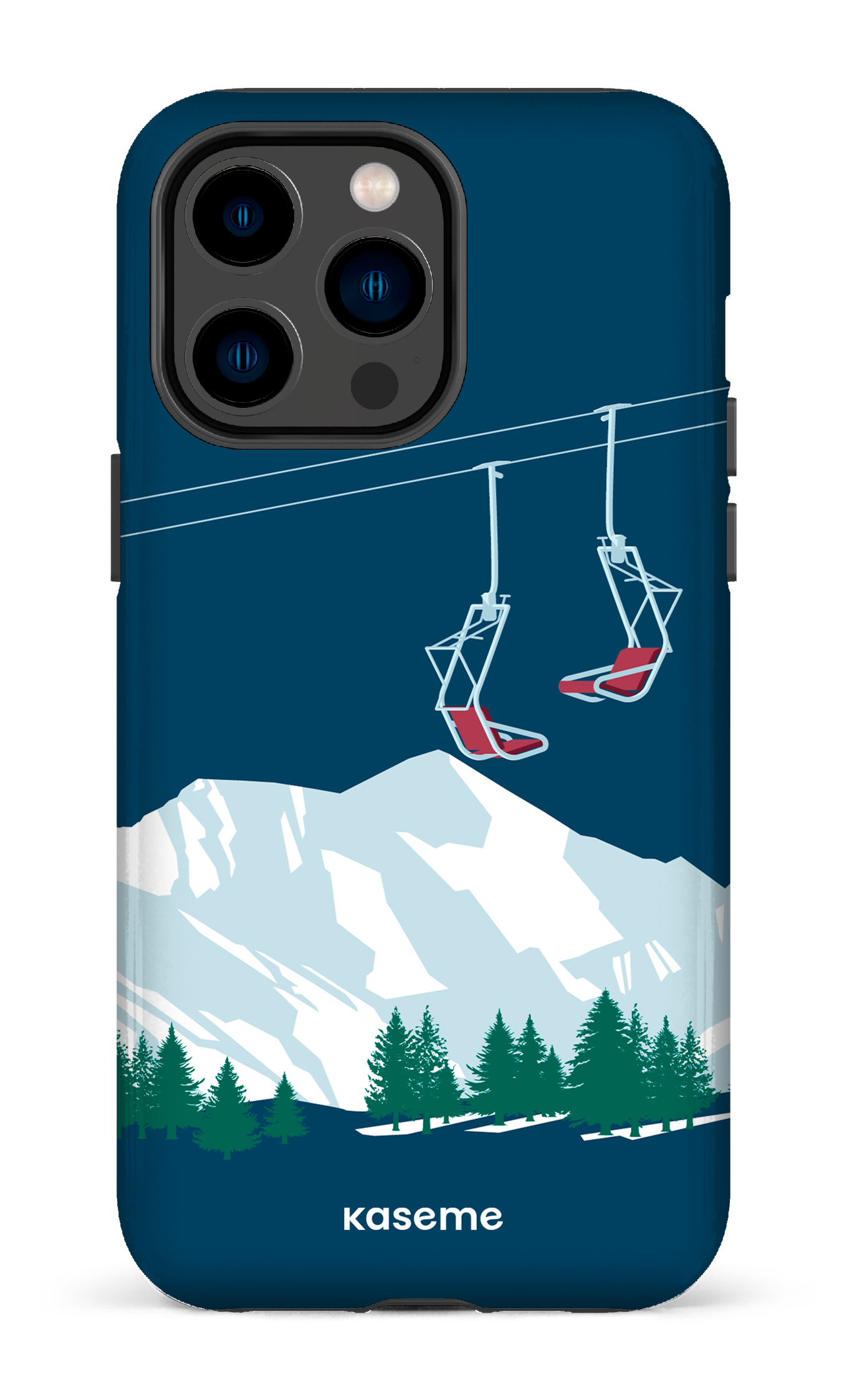 Ski Lift Blue - iPhone 14 Pro Max