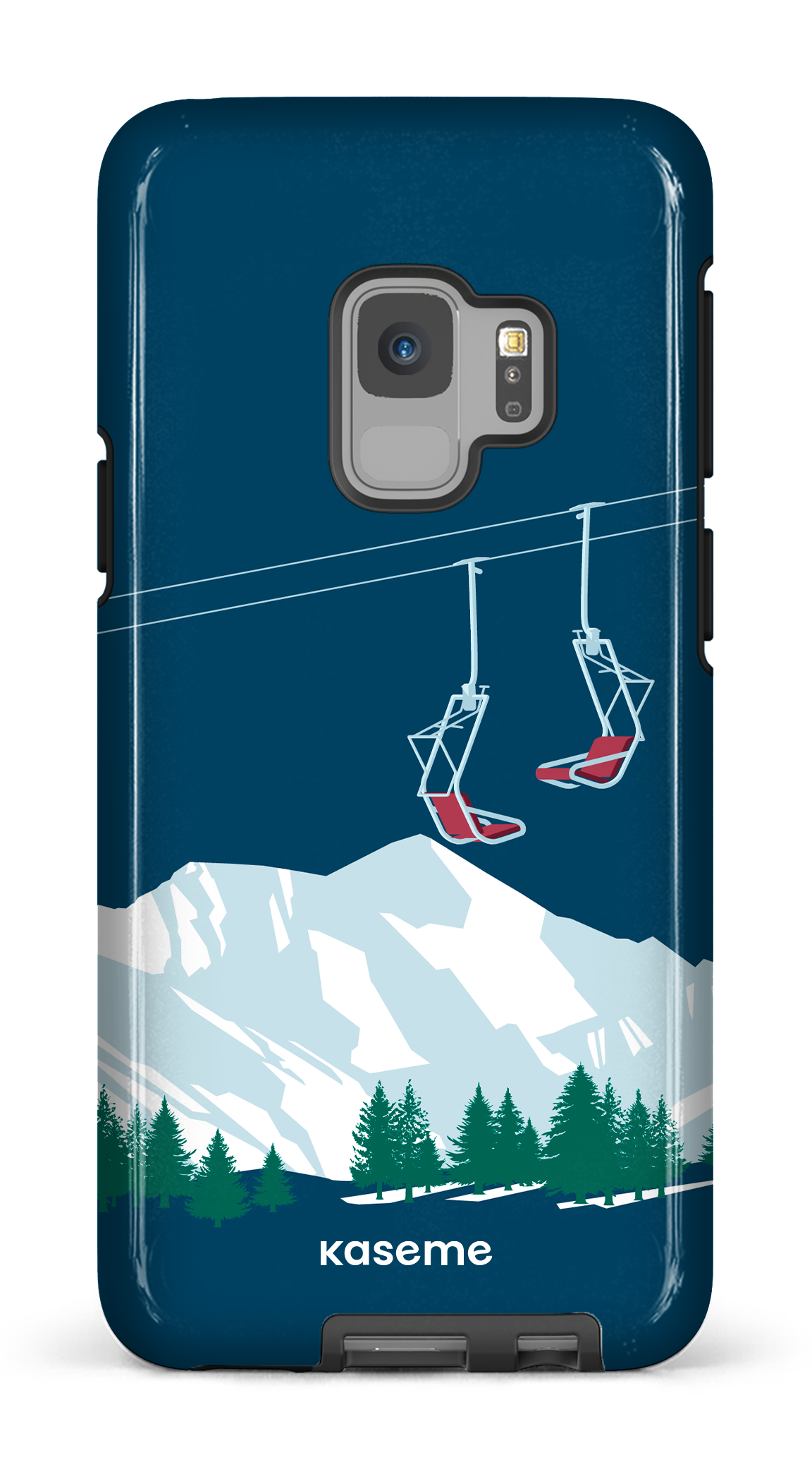 Ski Lift Blue - Galaxy S9